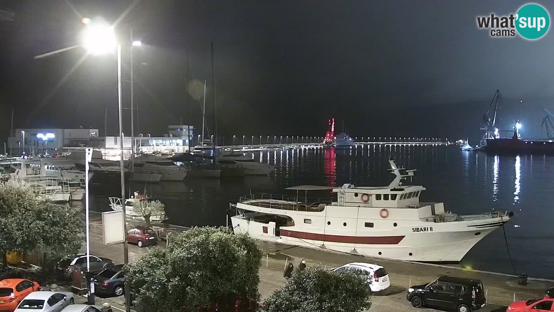 Riva i Marina u Rijeci – Web kamera uživo u Hrvatskoj