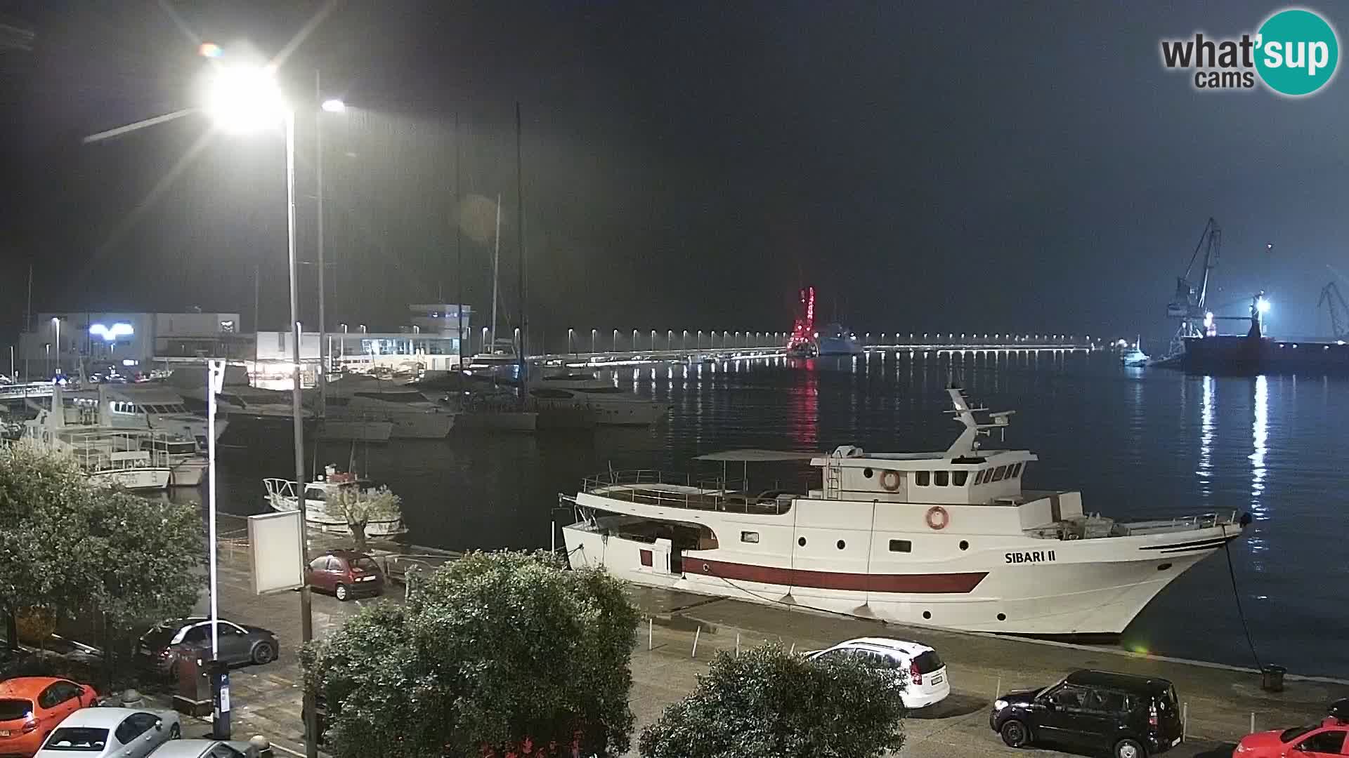 La Riva et Marina à Rijeka – Live Webcam Croatie