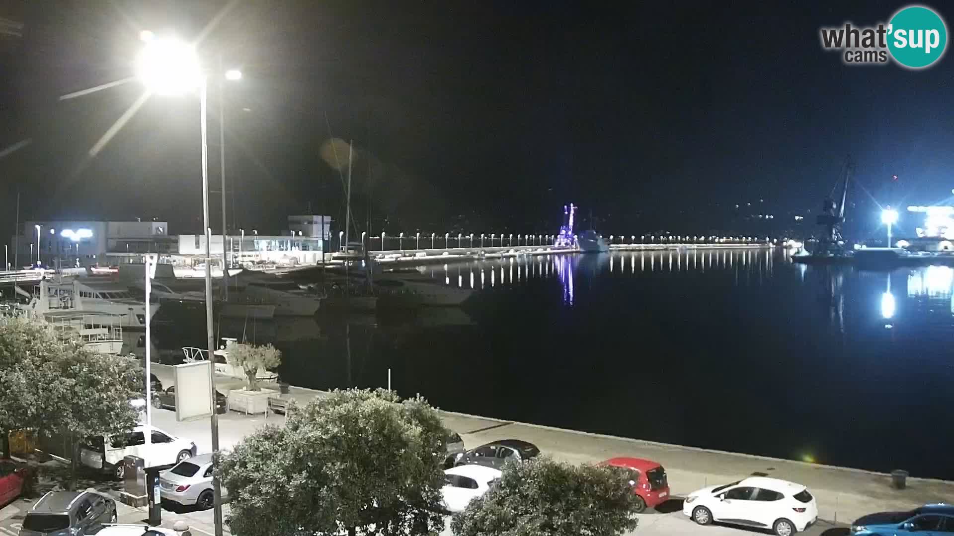 La Riva et Marina à Rijeka – Live Webcam Croatie
