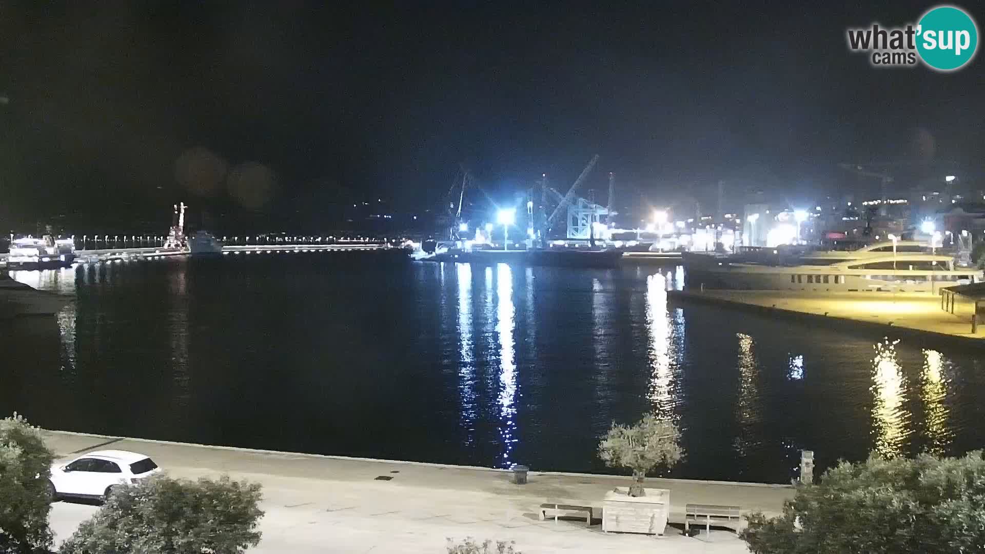 La Riva et Marina à Rijeka – Live Webcam Croatie