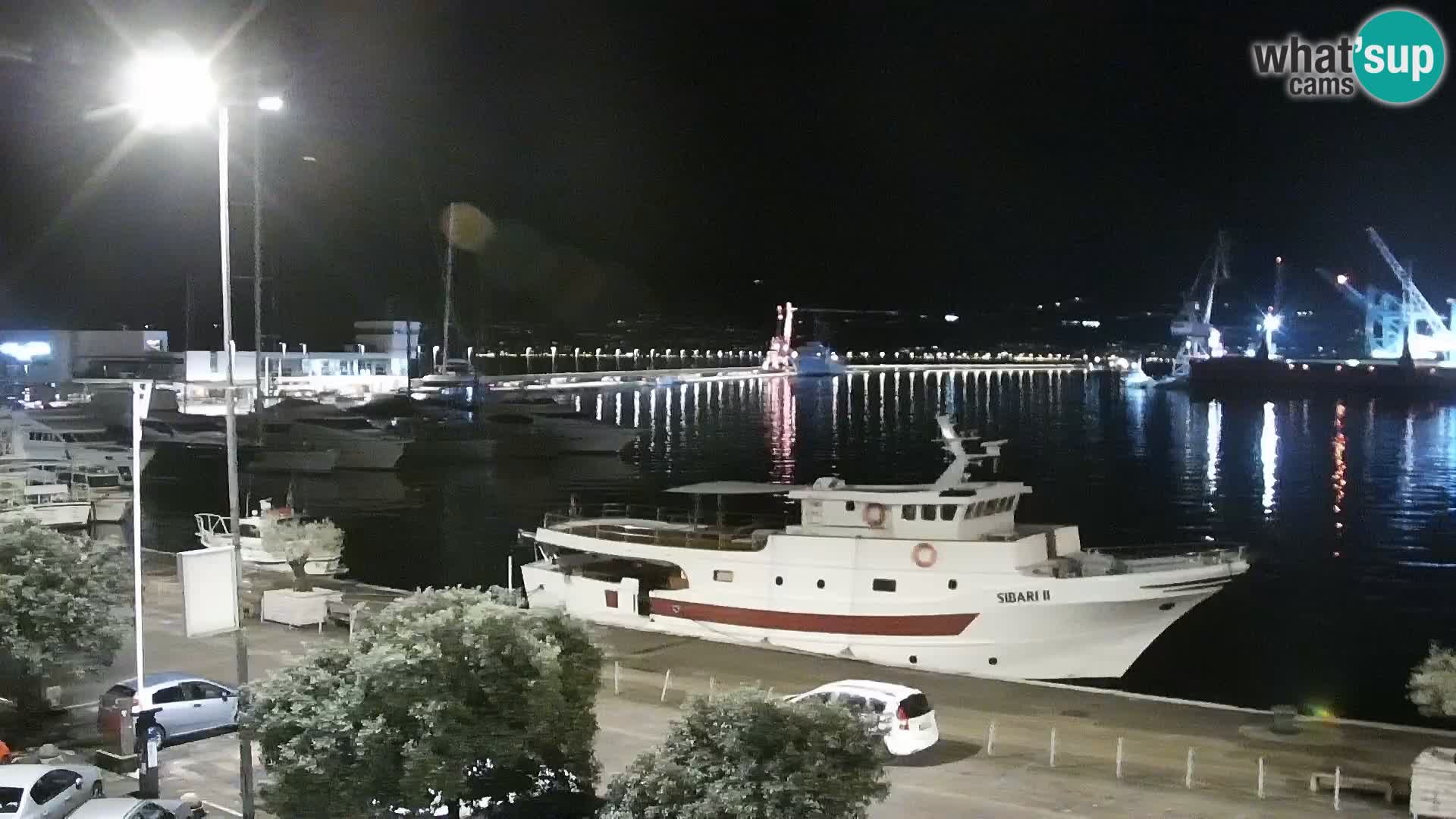 The Riva and Marina in Rijeka  – Live Webcam Croatia