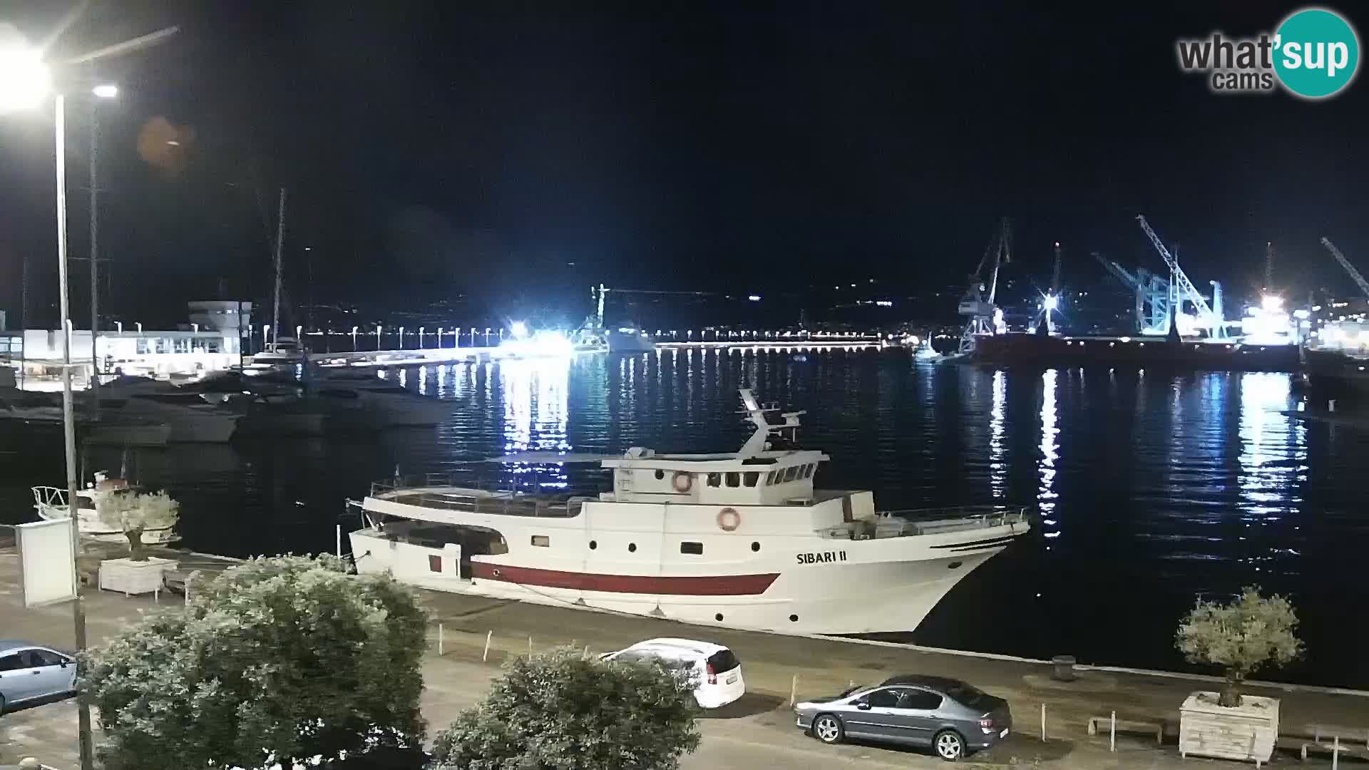 The Riva and Marina in Rijeka  – Live Webcam Croatia