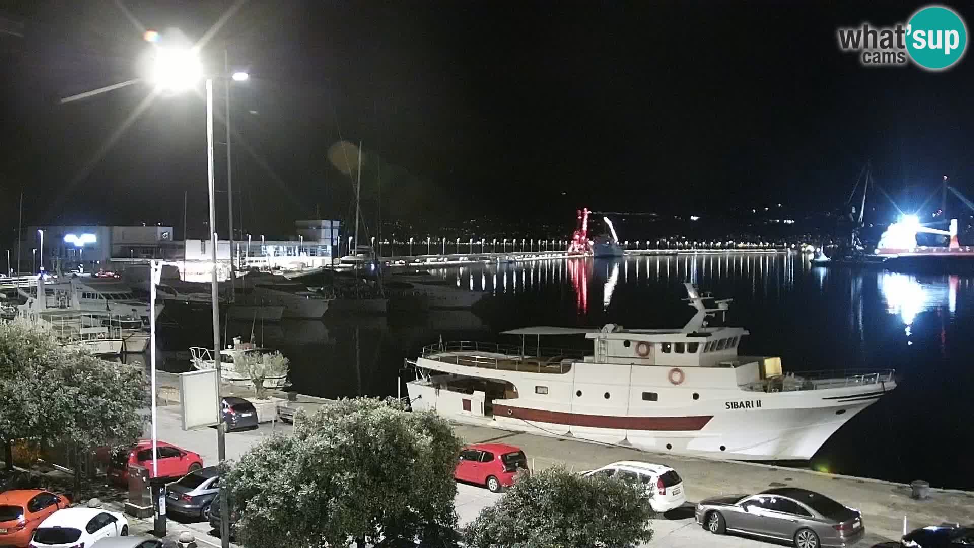 Riva i Marina u Rijeci – Web kamera uživo u Hrvatskoj