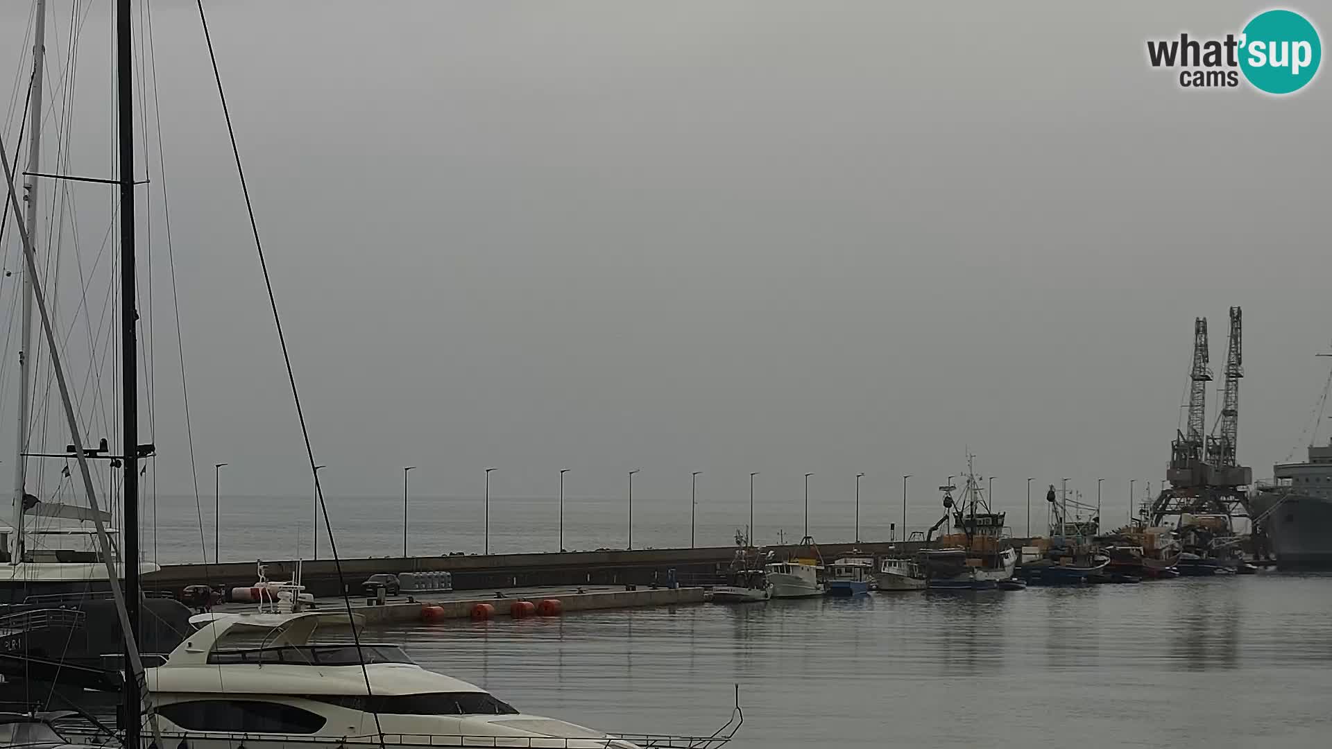 Riva in Marina v Reki – Spletna kamera v živo Hrvaška