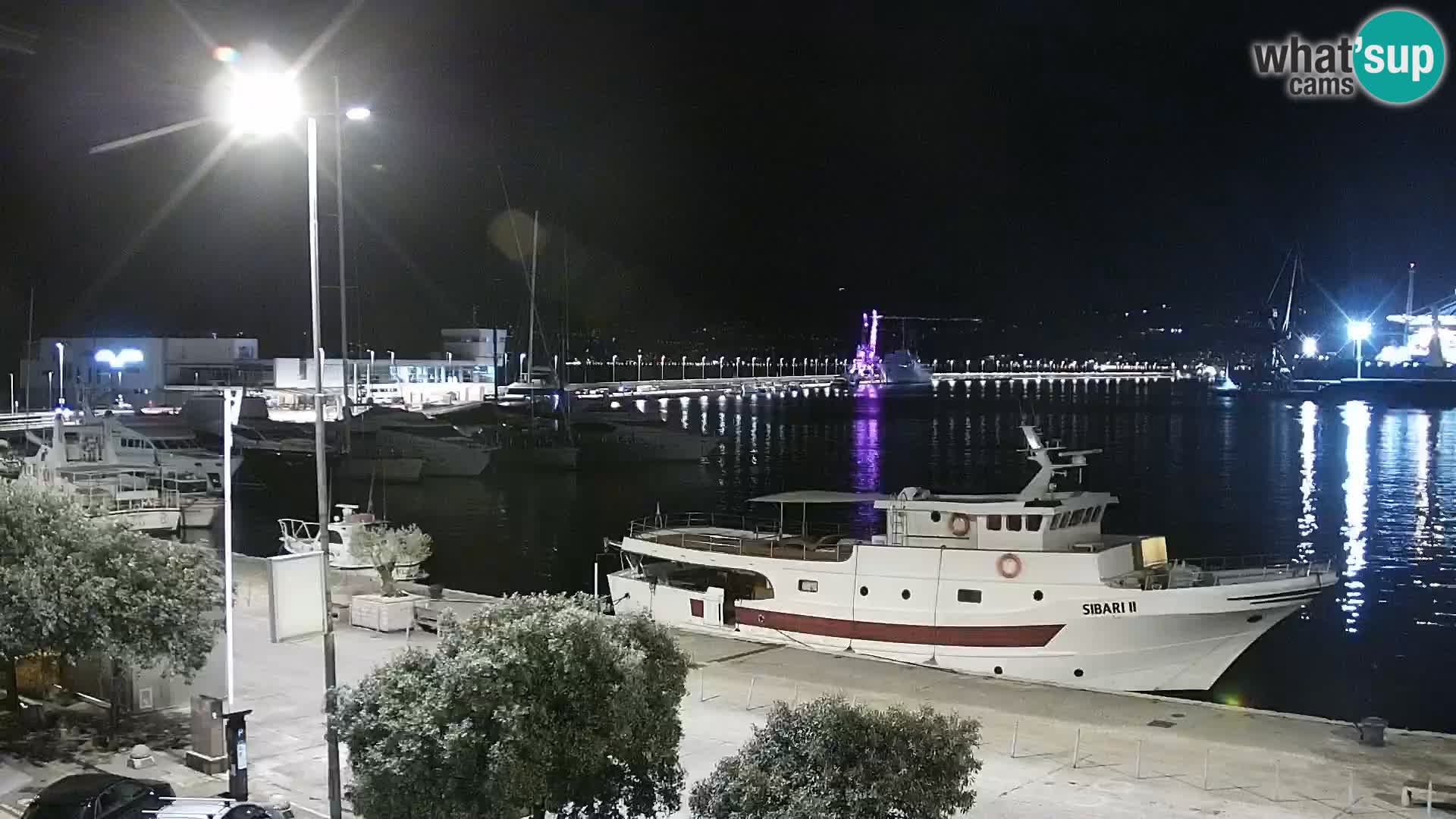 La Riva y Marina en Rijeka – Webcam en vivo Croacia