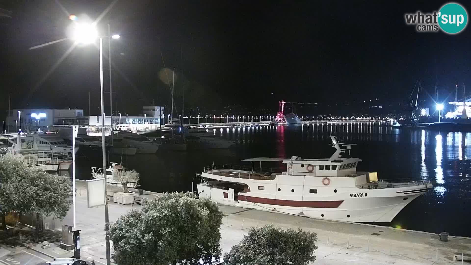 Riva i Marina u Rijeci – Web kamera uživo u Hrvatskoj