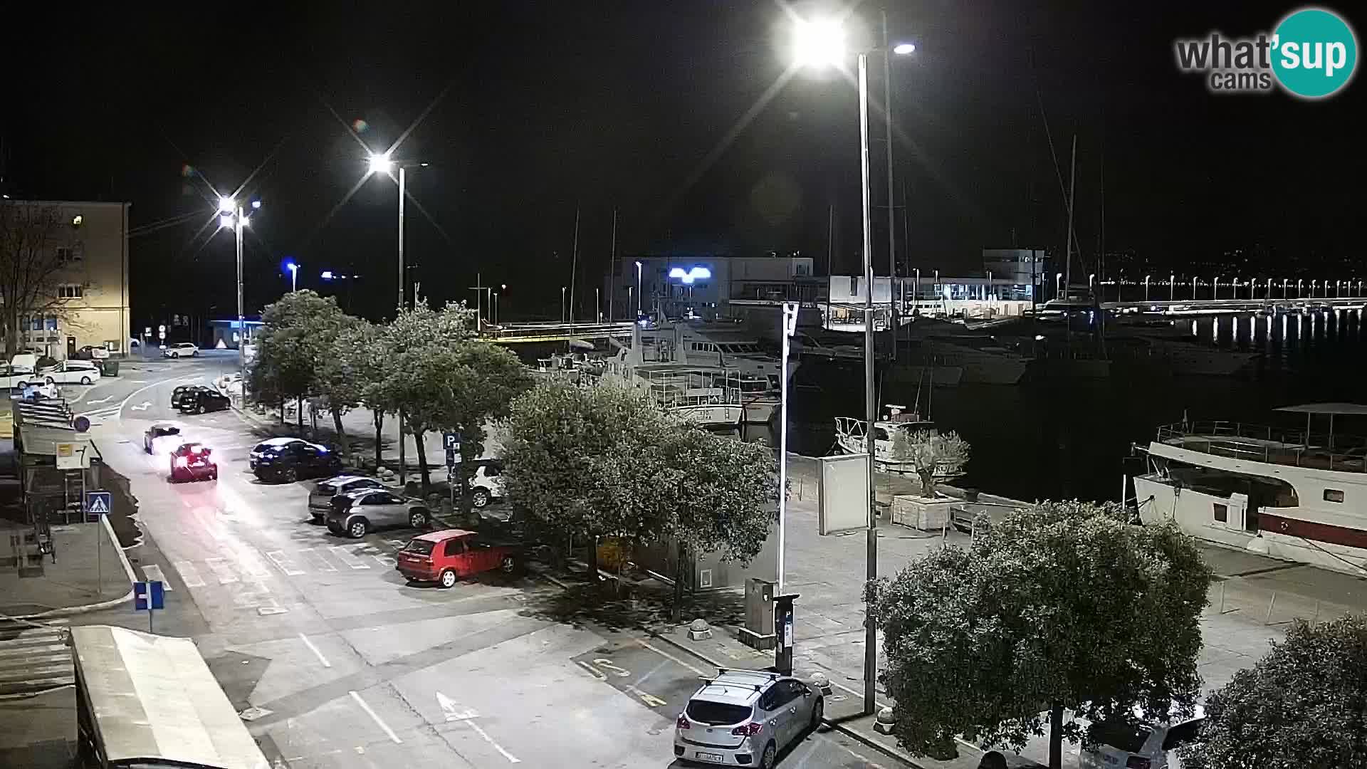 Die Riva und Marina in Rijeka – Live Webcam Kroatien