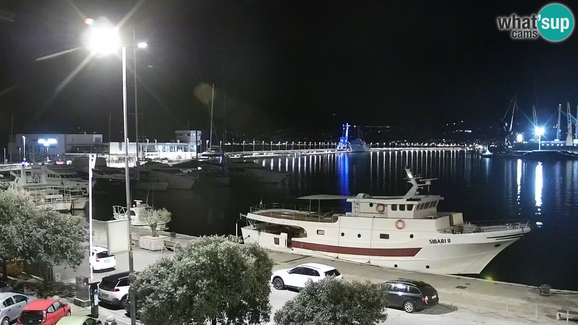 Die Riva und Marina in Rijeka – Live Webcam Kroatien