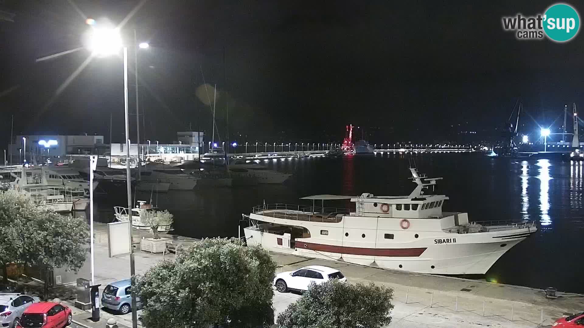La Riva y Marina en Rijeka – Webcam en vivo Croacia