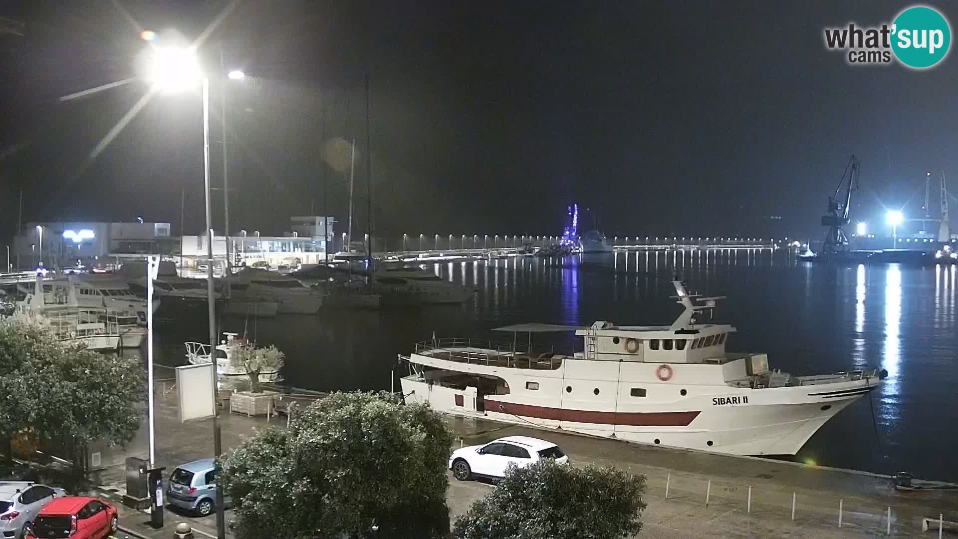 La Riva e la Marina a Rijeka (Fiume) – Live Webcam Croazia