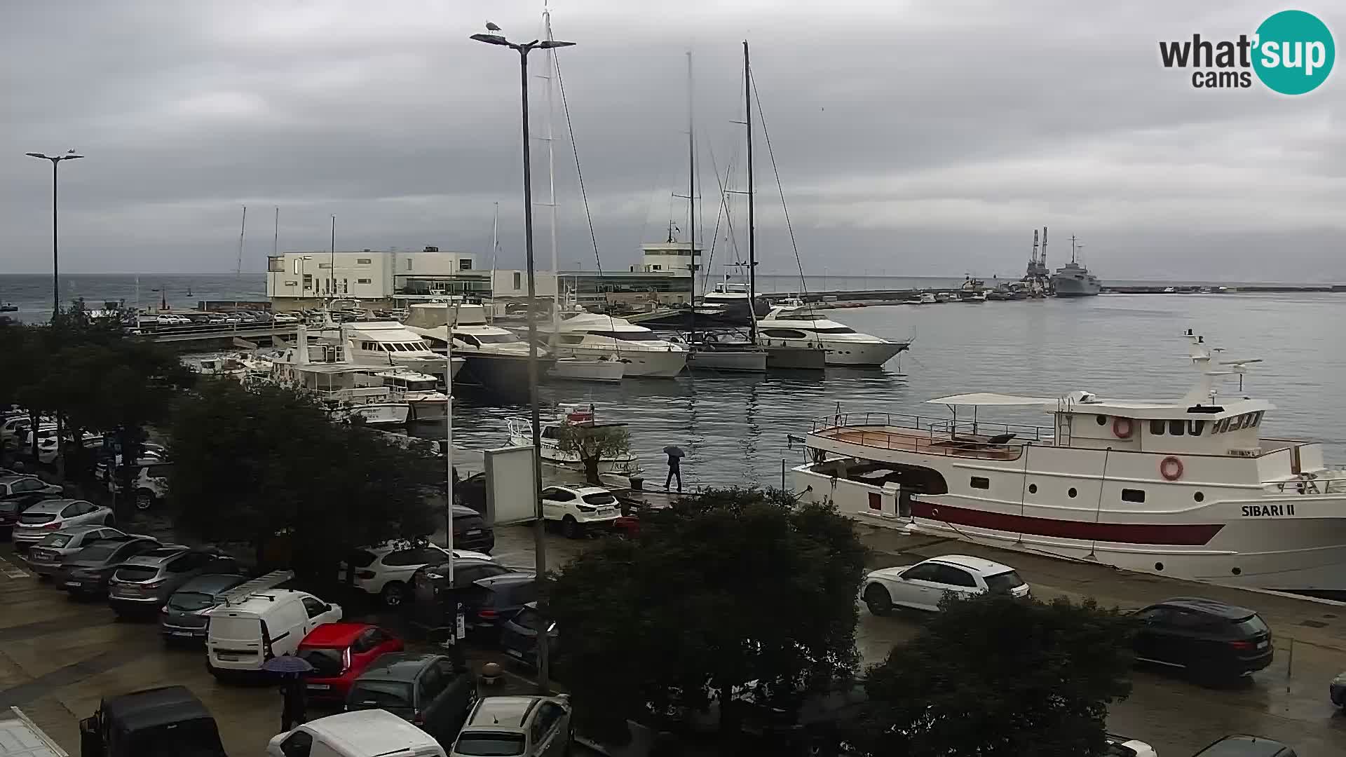La Riva y Marina en Rijeka – Webcam en vivo Croacia