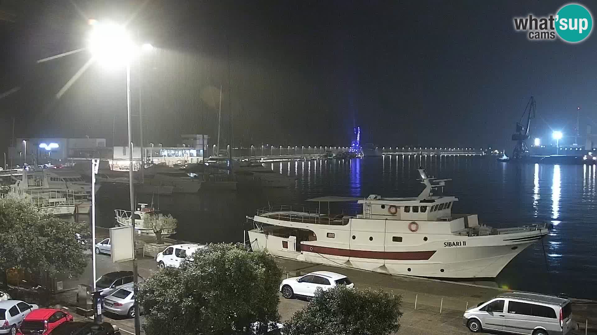 La Riva et Marina à Rijeka – Live Webcam Croatie