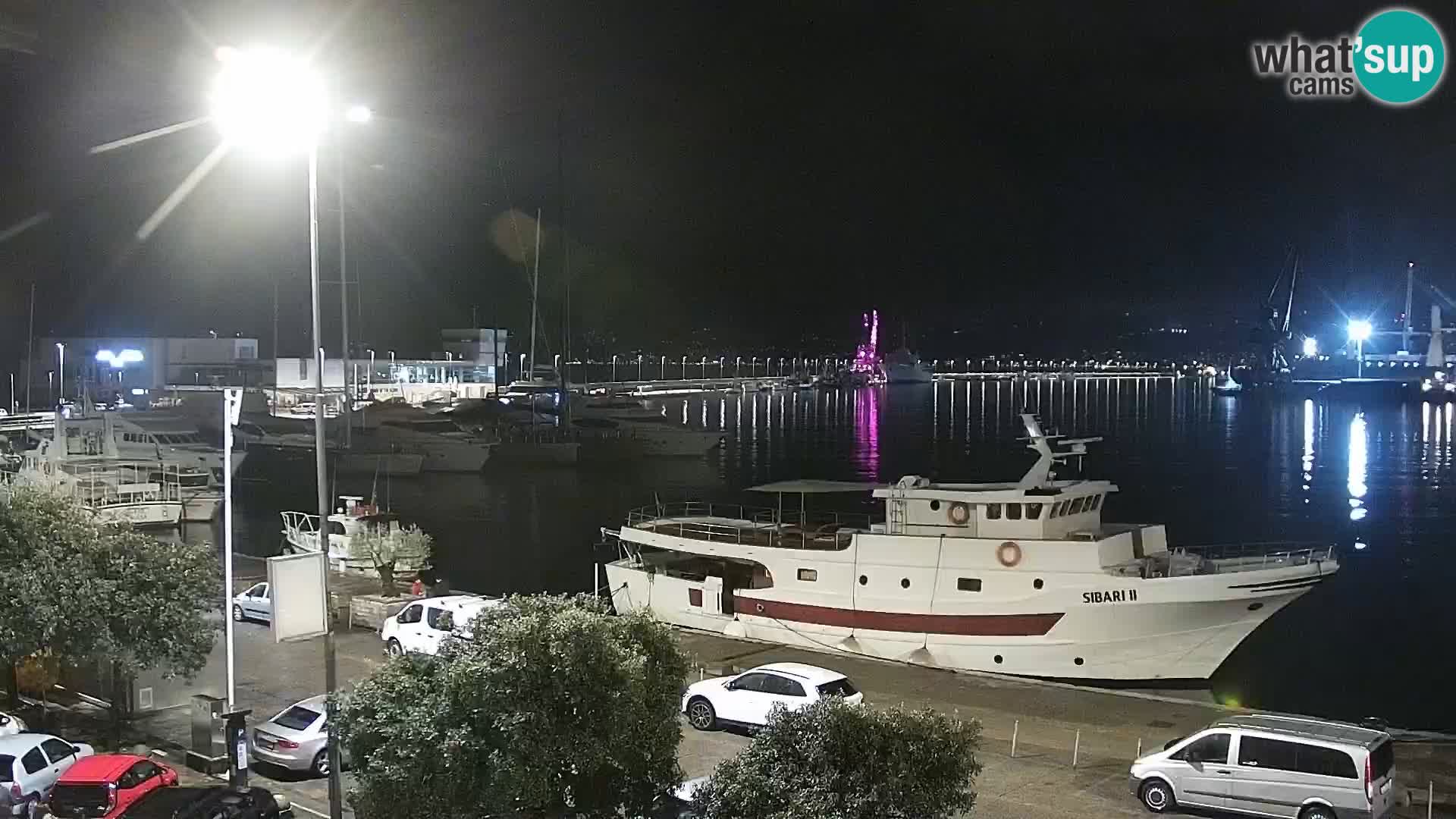 The Riva and Marina in Rijeka  – Live Webcam Croatia