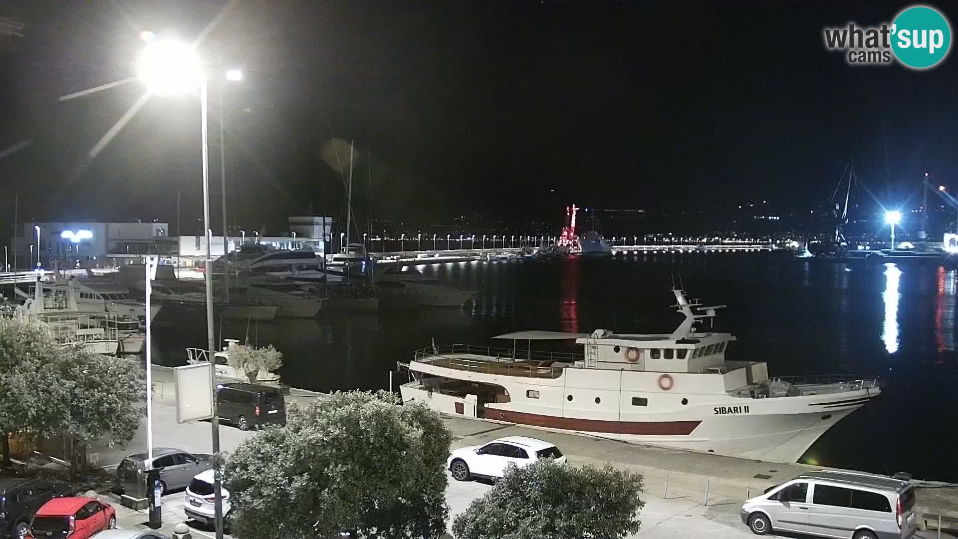 La Riva e la Marina a Rijeka (Fiume) – Live Webcam Croazia