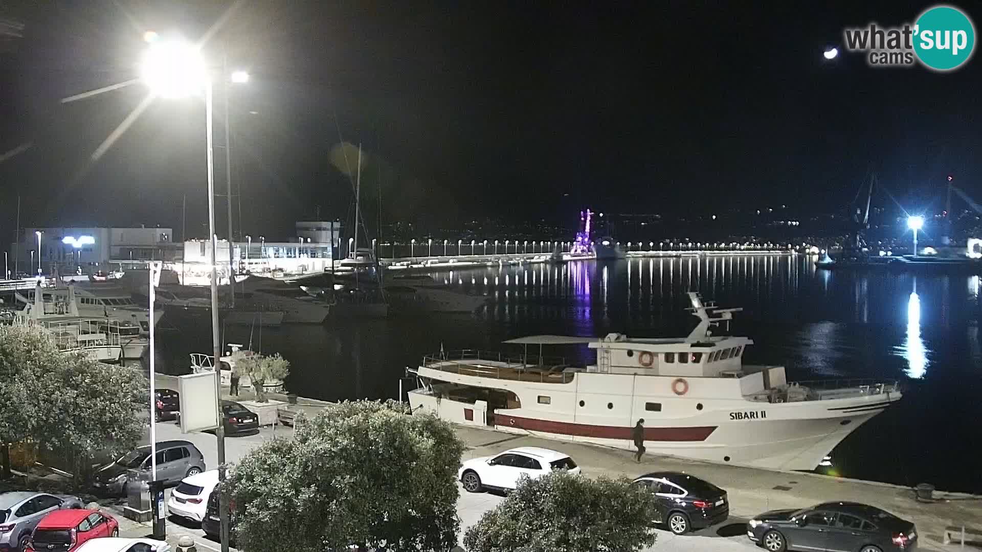 La Riva et Marina à Rijeka – Live Webcam Croatie
