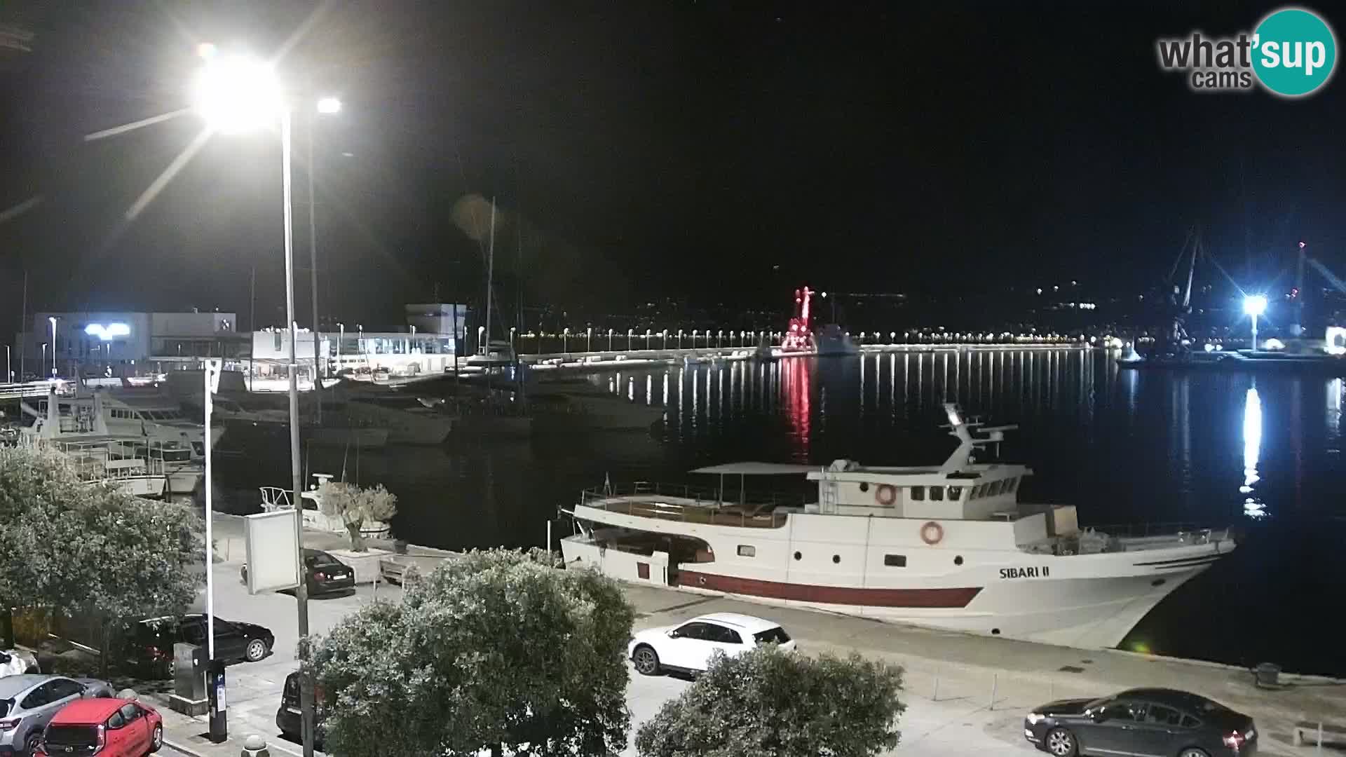 Die Riva und Marina in Rijeka – Live Webcam Kroatien