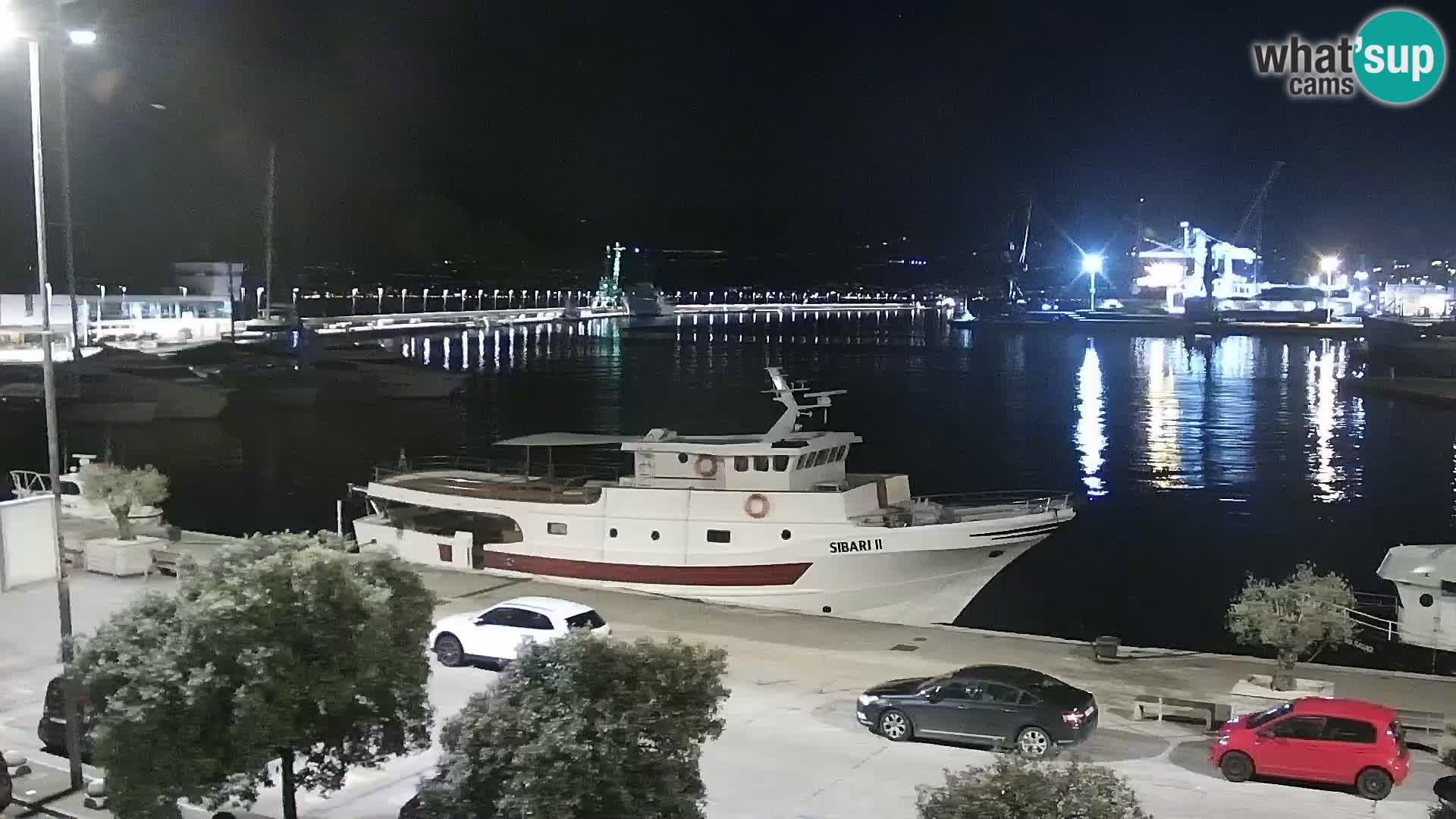 Die Riva und Marina in Rijeka – Live Webcam Kroatien