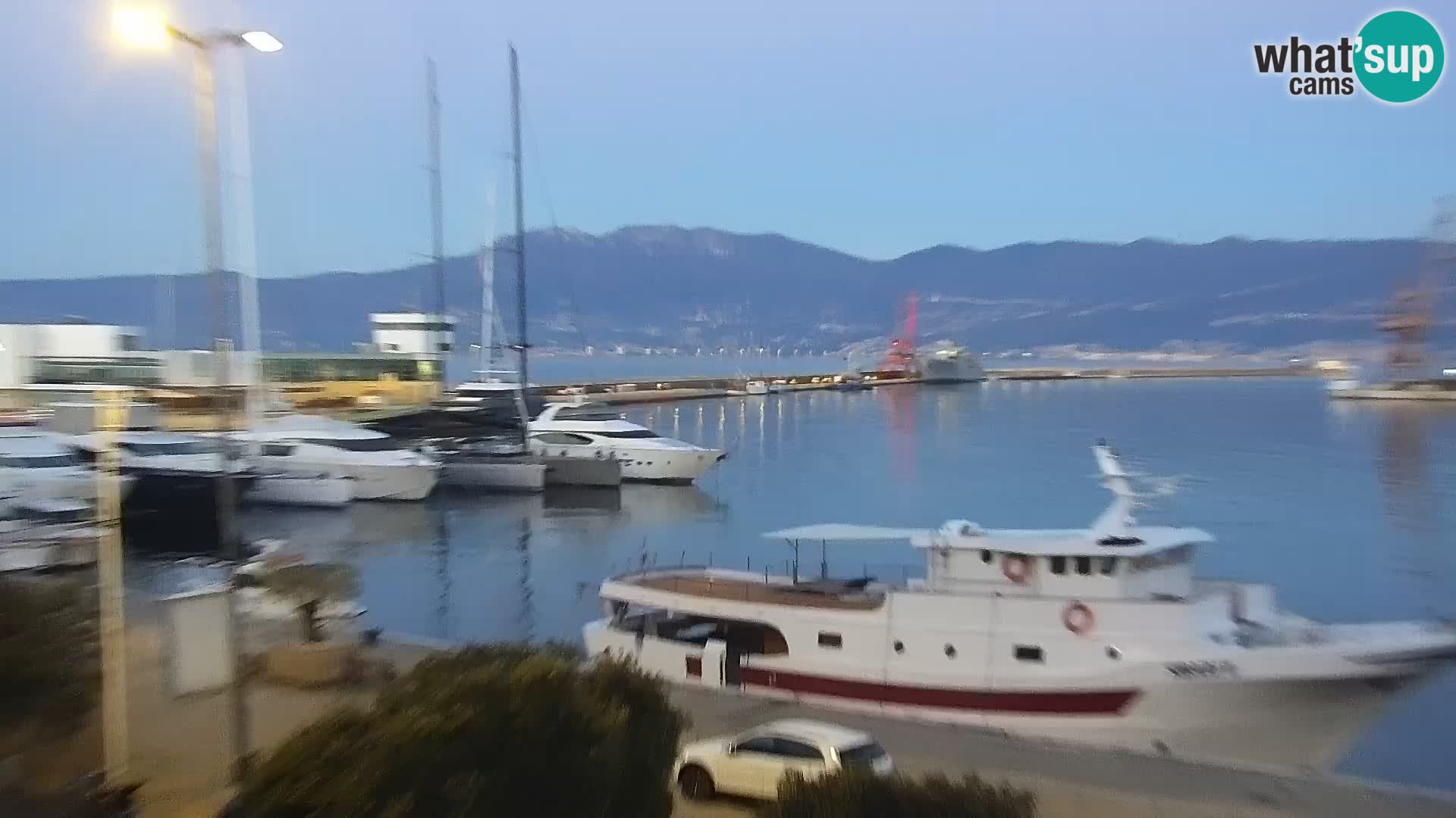La Riva e la Marina a Rijeka (Fiume) – Live Webcam Croazia