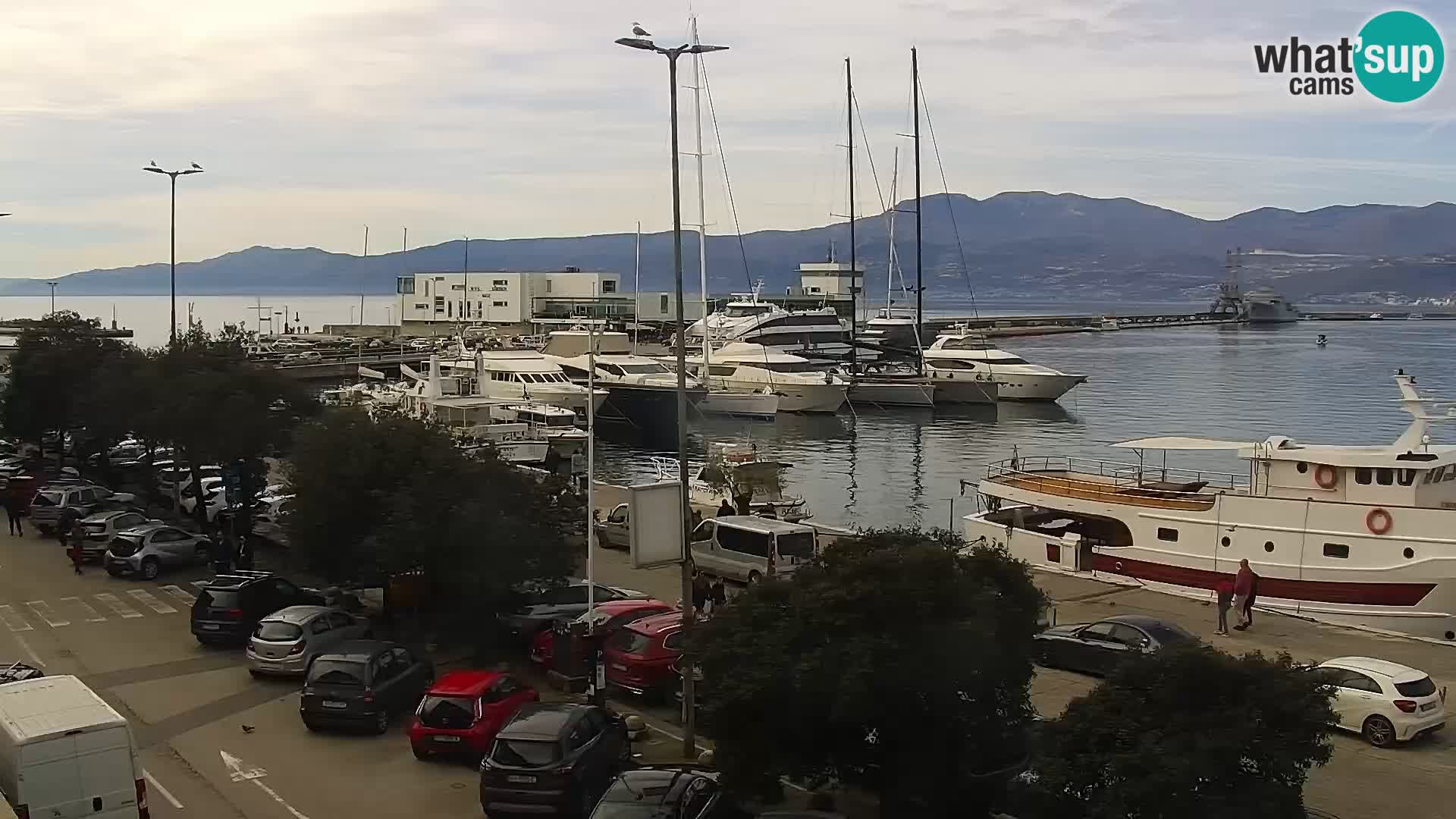 La Riva e la Marina a Rijeka (Fiume) – Live Webcam Croazia