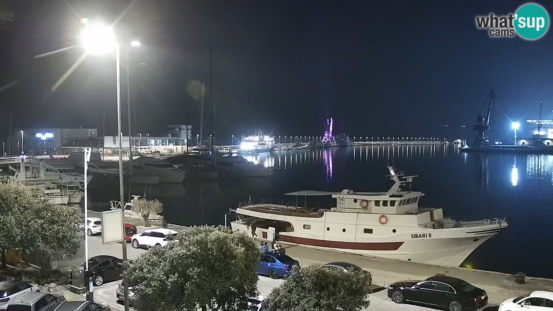 La Riva et Marina à Rijeka – Live Webcam Croatie