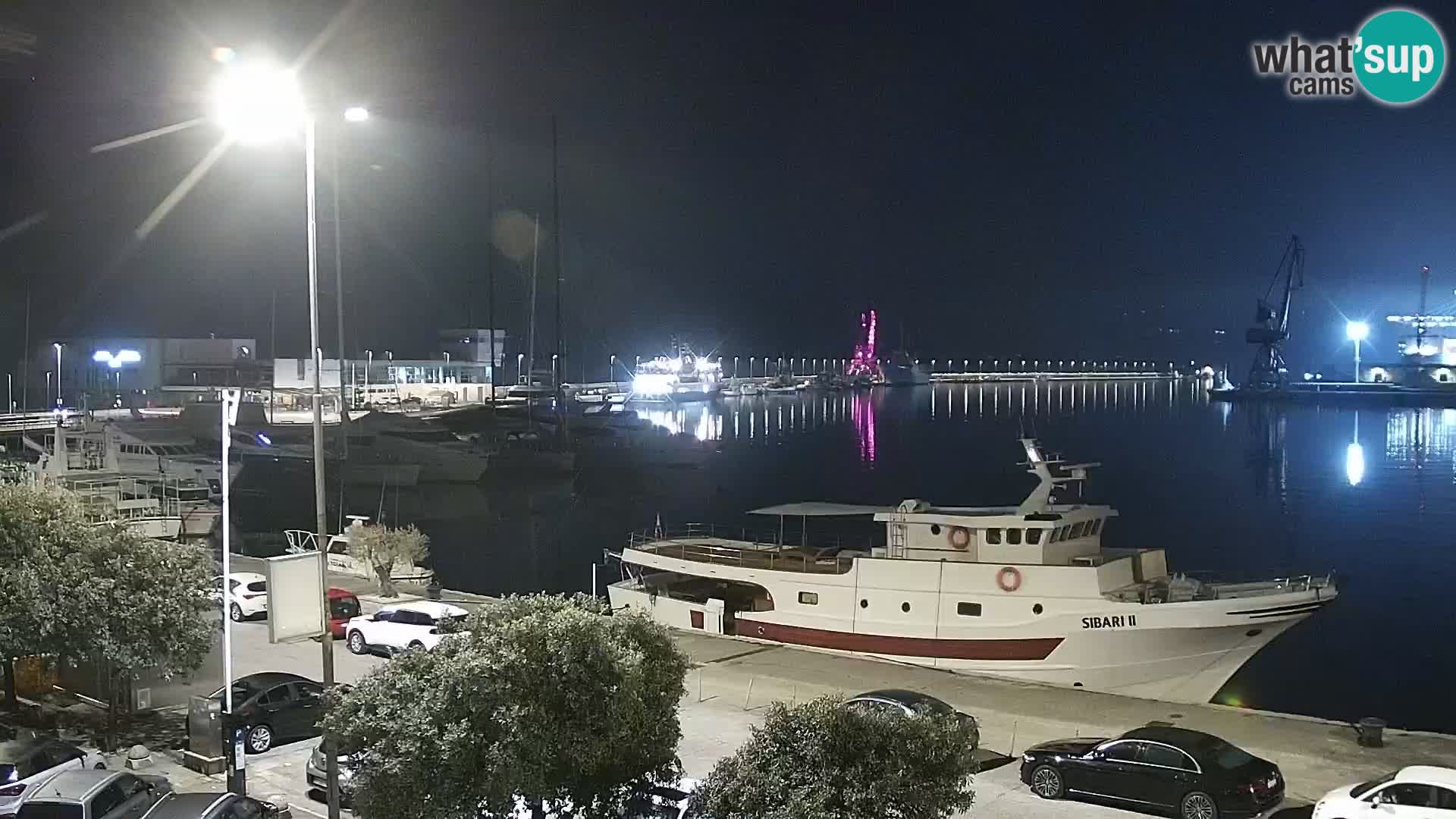 La Riva y Marina en Rijeka – Webcam en vivo Croacia