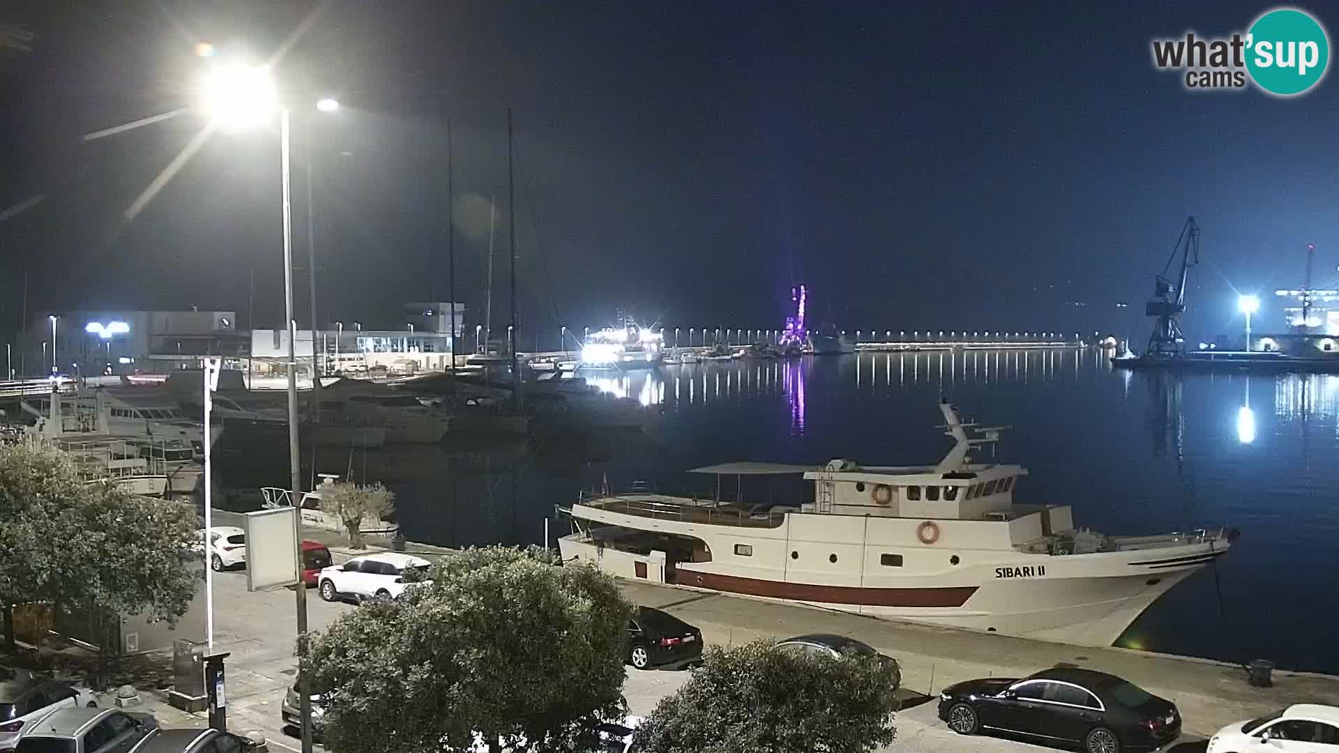La Riva e la Marina a Rijeka (Fiume) – Live Webcam Croazia