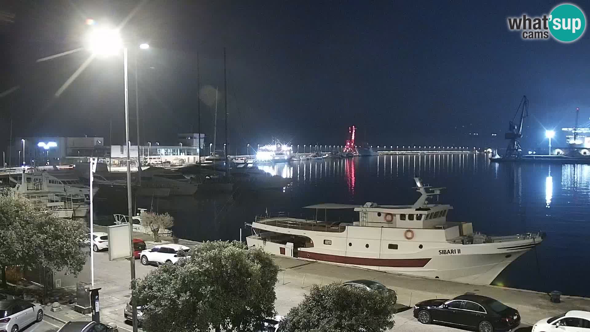 Die Riva und Marina in Rijeka – Live Webcam Kroatien