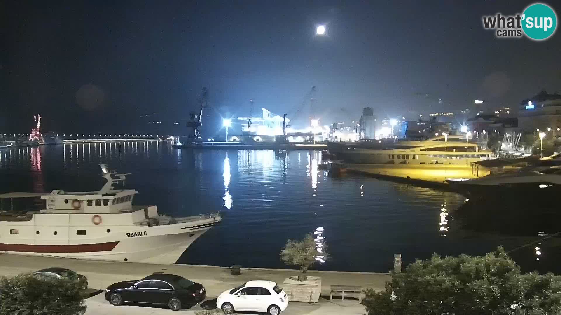 Riva i Marina u Rijeci – Web kamera uživo u Hrvatskoj