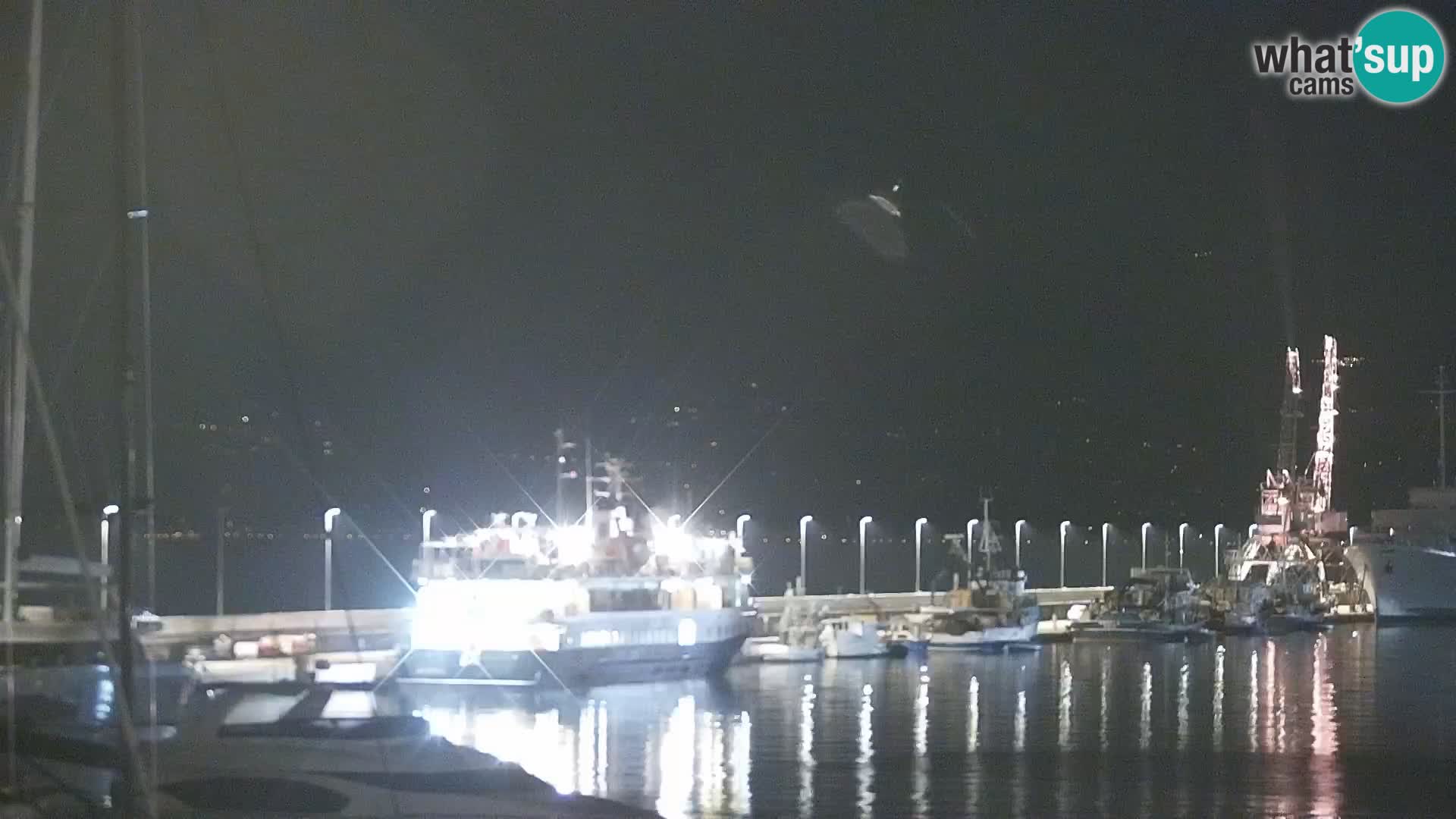 La Riva et Marina à Rijeka – Live Webcam Croatie