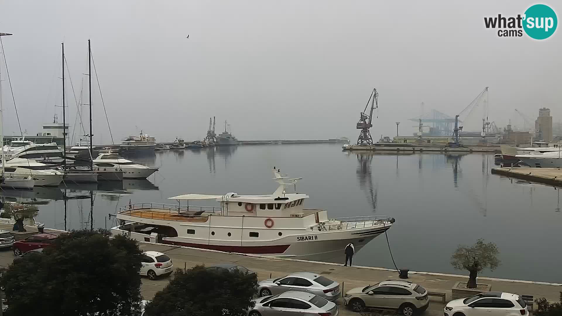 La Riva e la Marina a Rijeka (Fiume) – Live Webcam Croazia