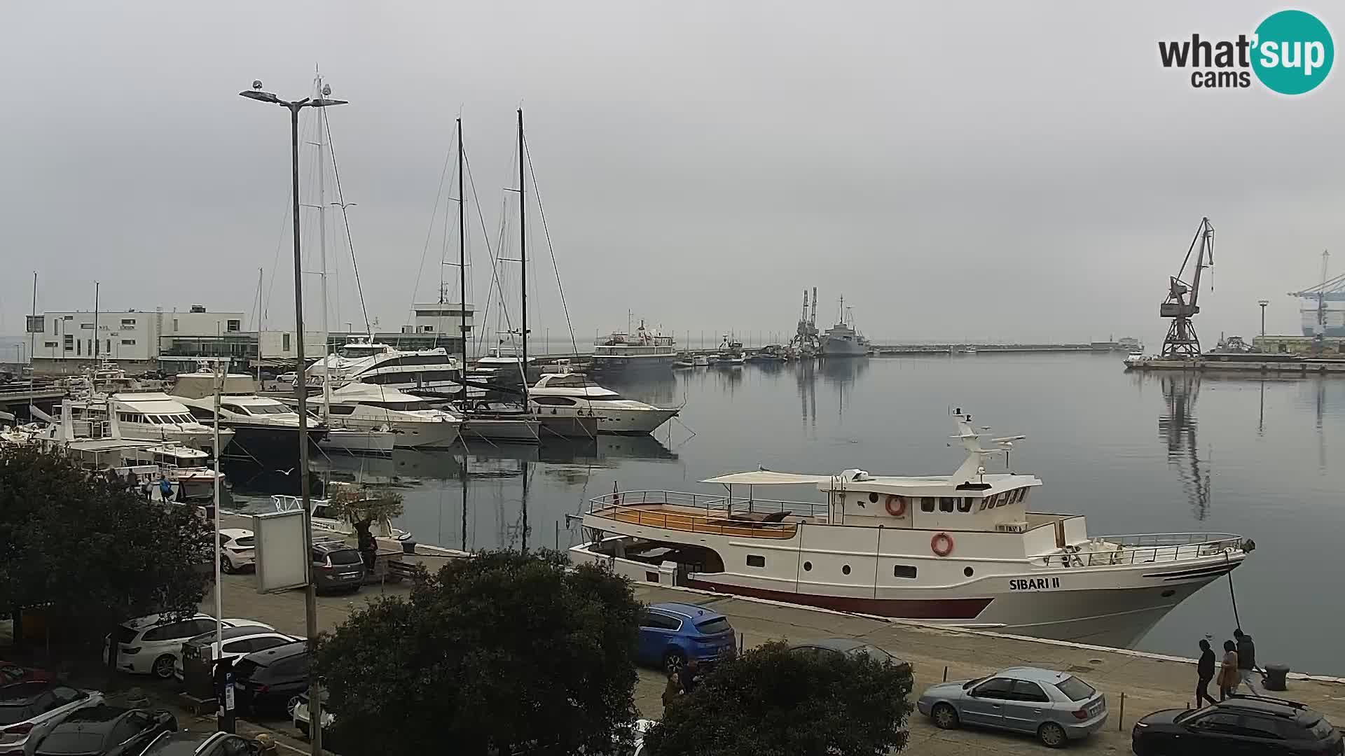 La Riva e la Marina a Rijeka (Fiume) – Live Webcam Croazia