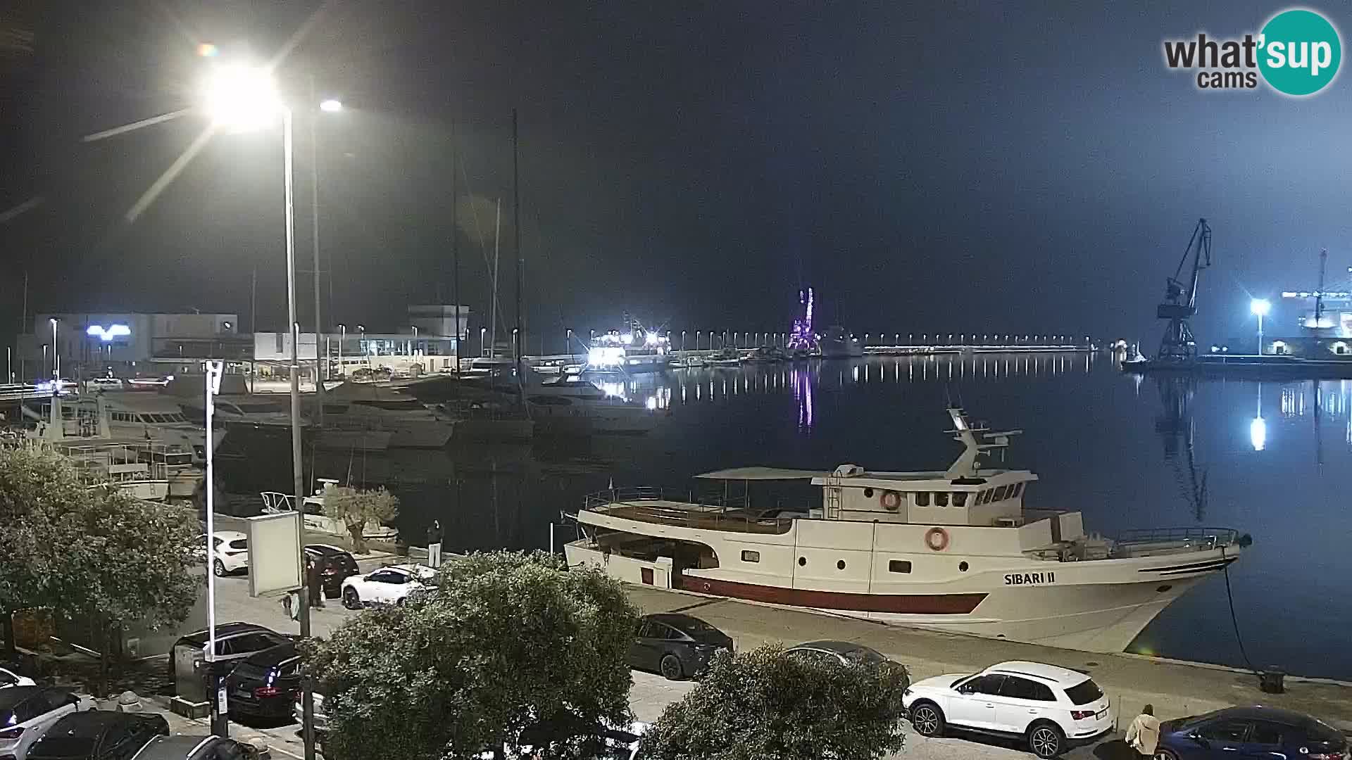 La Riva et Marina à Rijeka – Live Webcam Croatie
