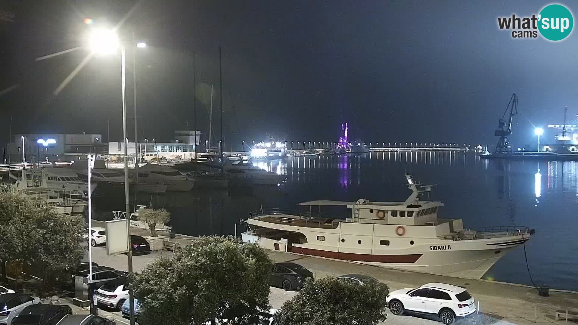 La Riva et Marina à Rijeka – Live Webcam Croatie