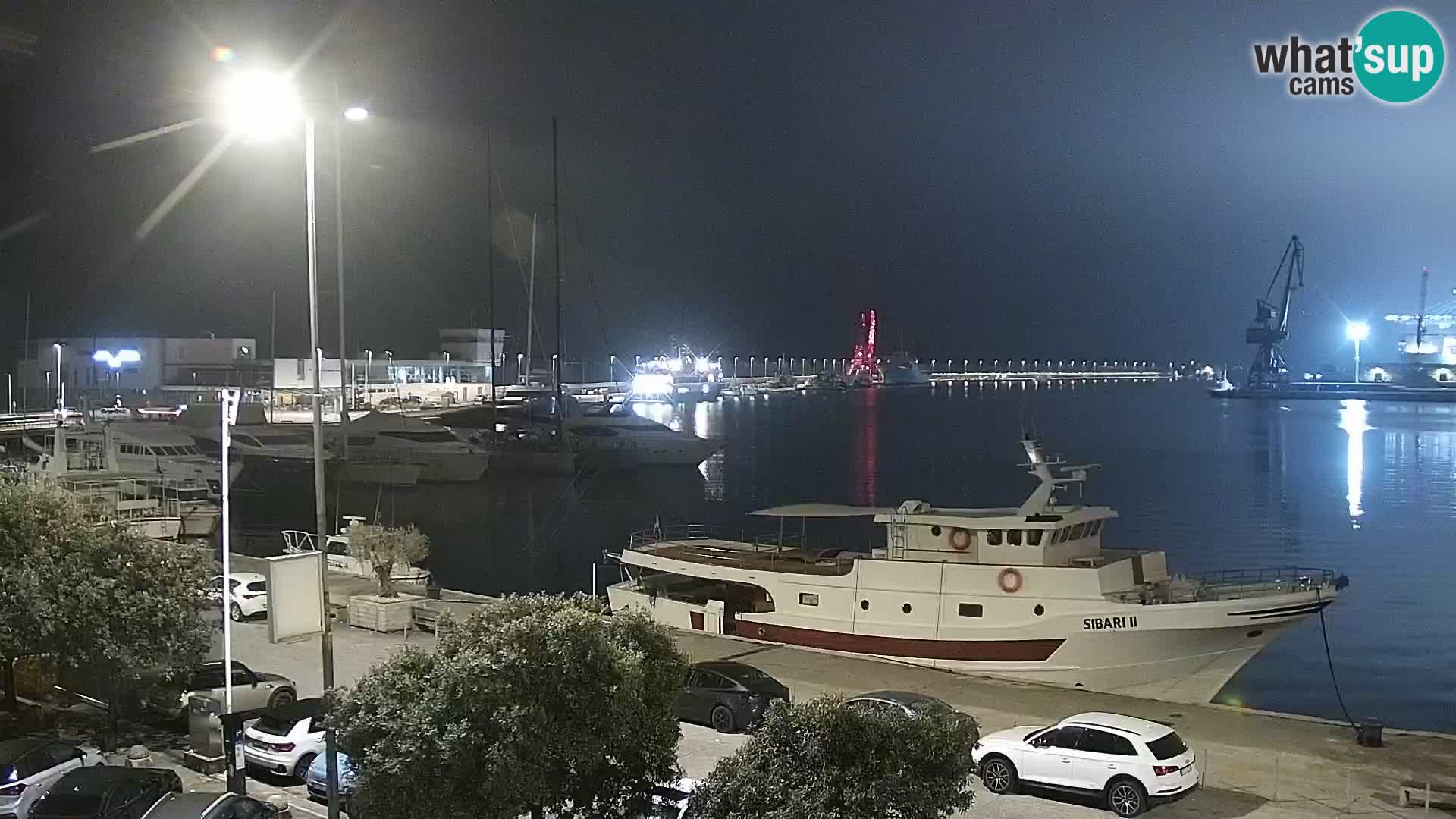The Riva and Marina in Rijeka  – Live Webcam Croatia