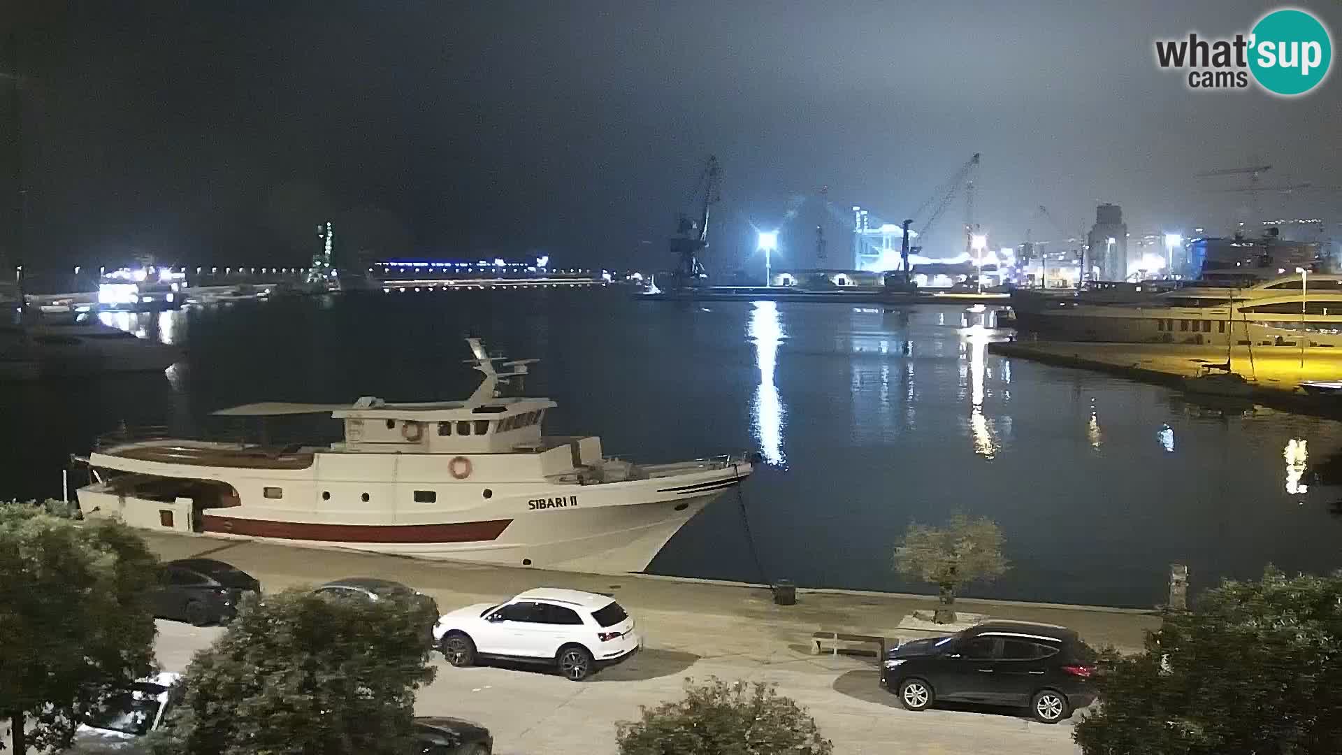 The Riva and Marina in Rijeka  – Live Webcam Croatia