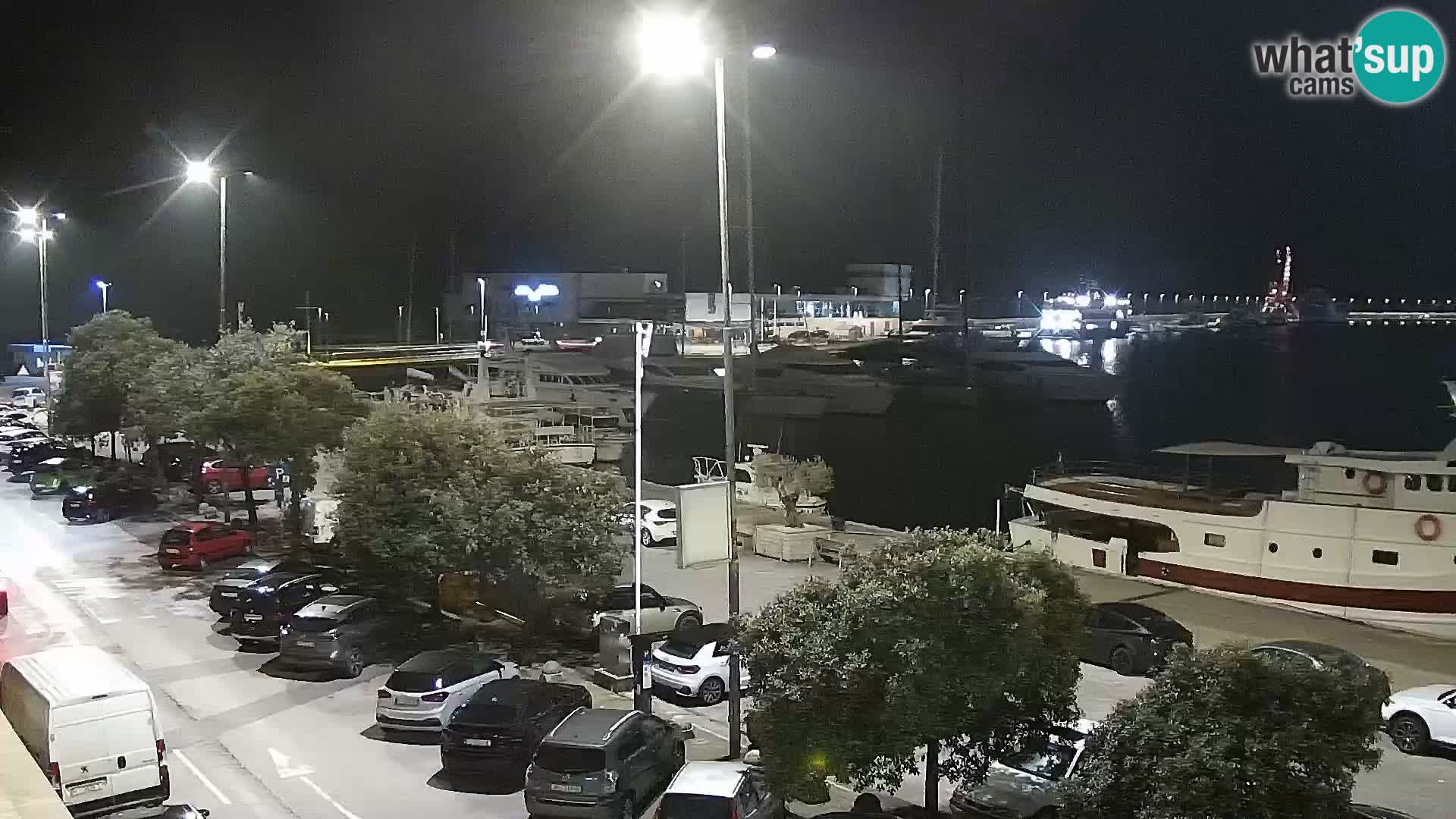The Riva and Marina in Rijeka  – Live Webcam Croatia
