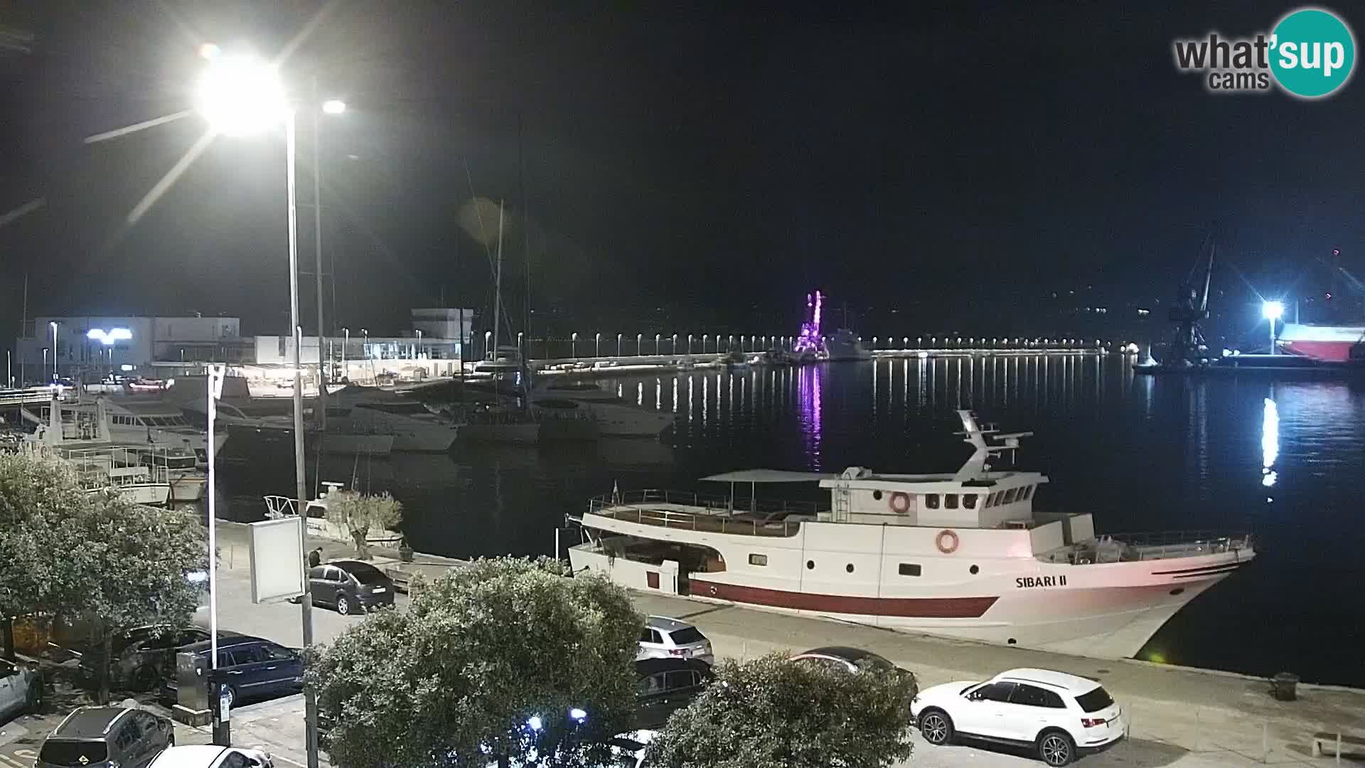 La Riva et Marina à Rijeka – Live Webcam Croatie