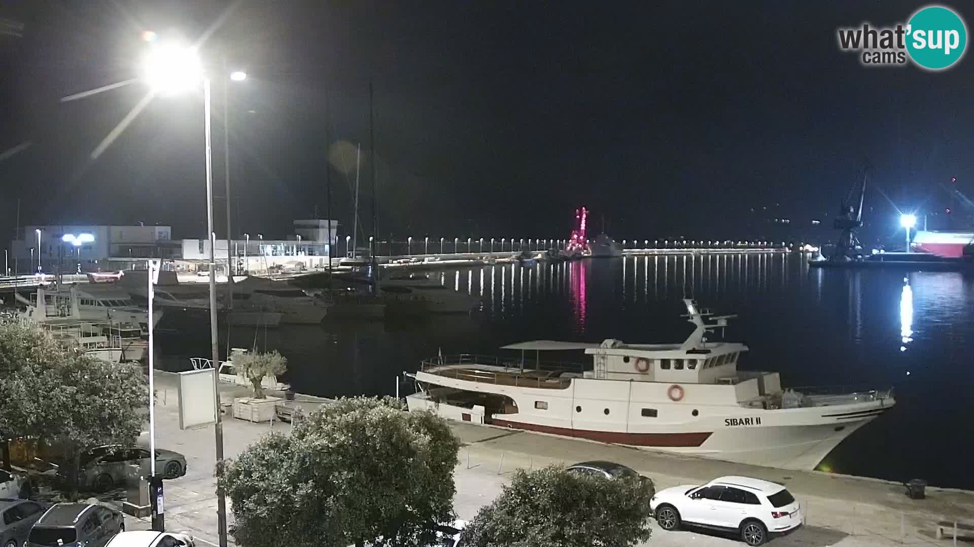 The Riva and Marina in Rijeka  – Live Webcam Croatia