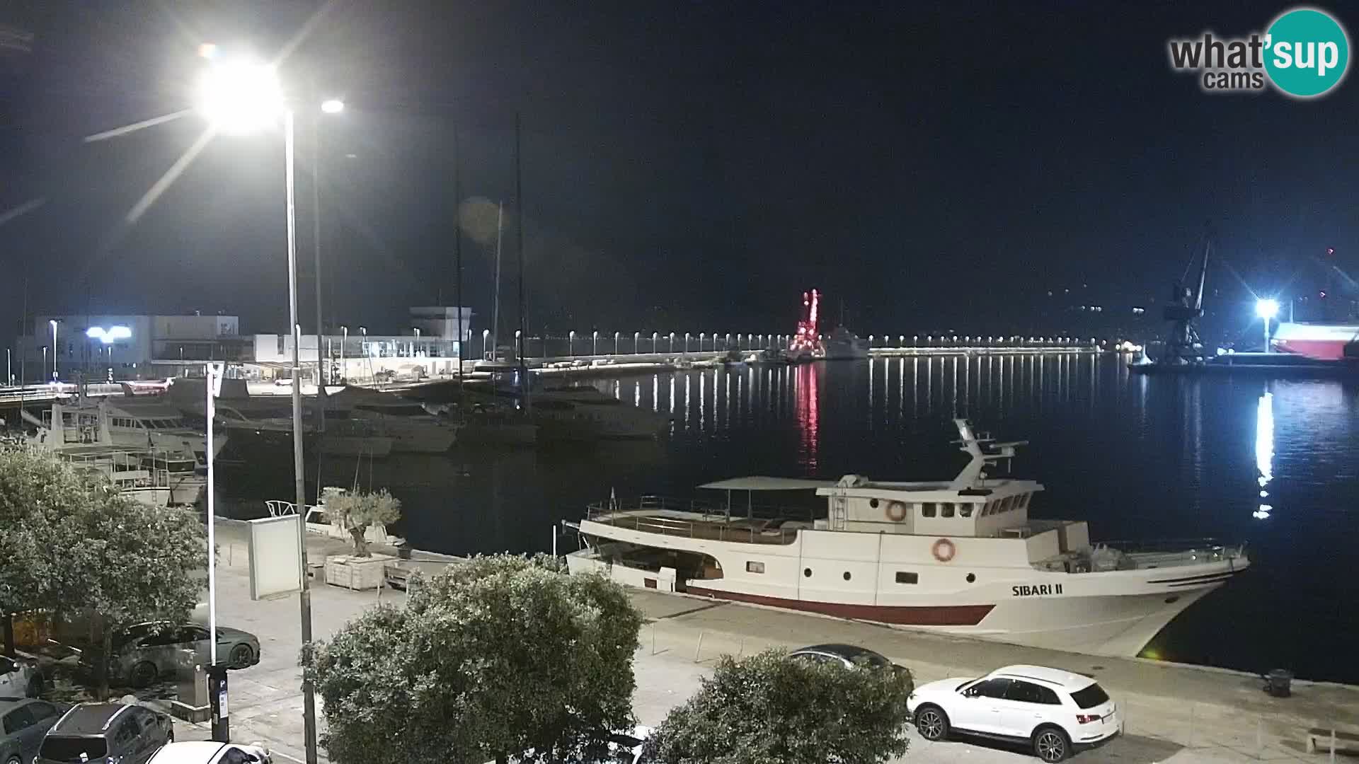 La Riva e la Marina a Rijeka (Fiume) – Live Webcam Croazia