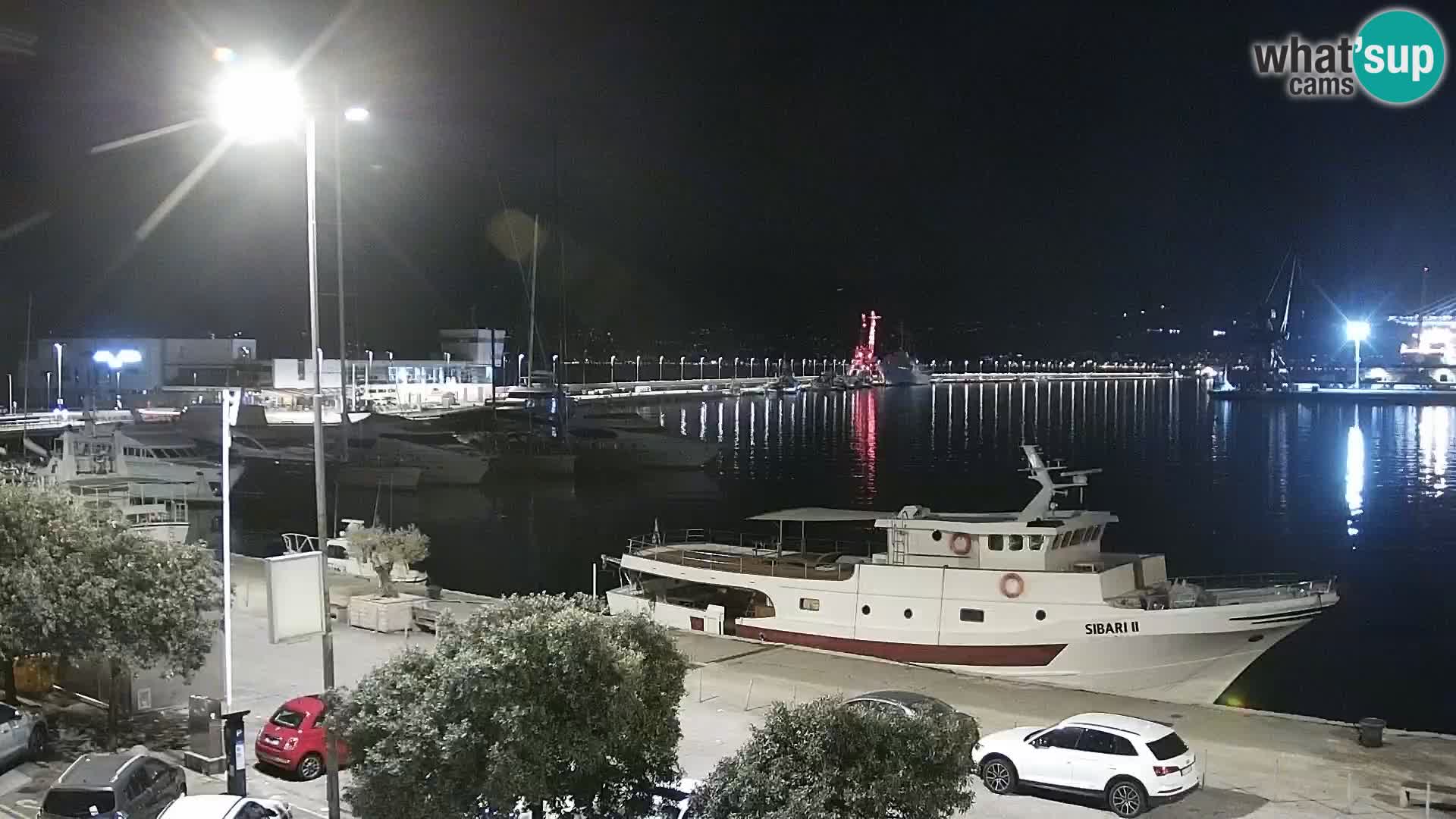 La Riva y Marina en Rijeka – Webcam en vivo Croacia