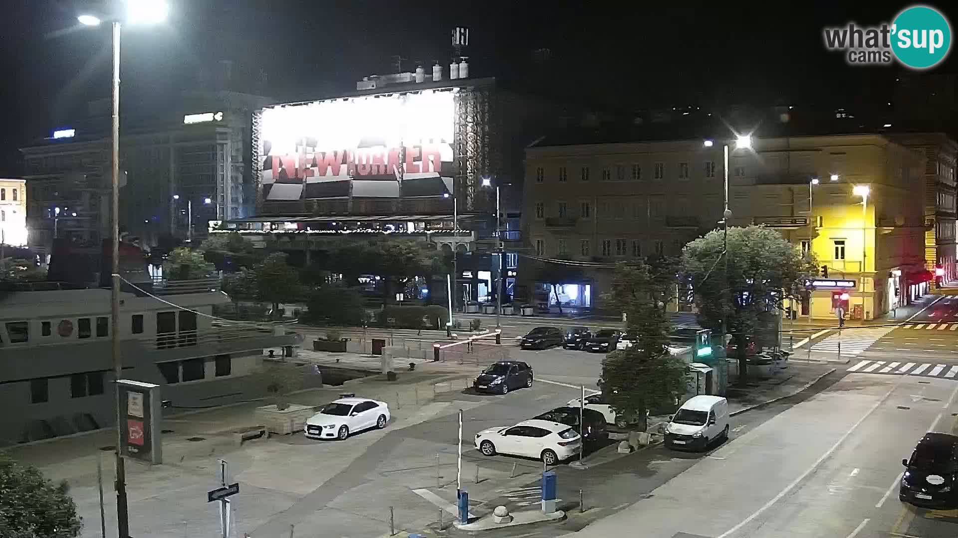 La Riva e la Marina a Rijeka (Fiume) – Live Webcam Croazia