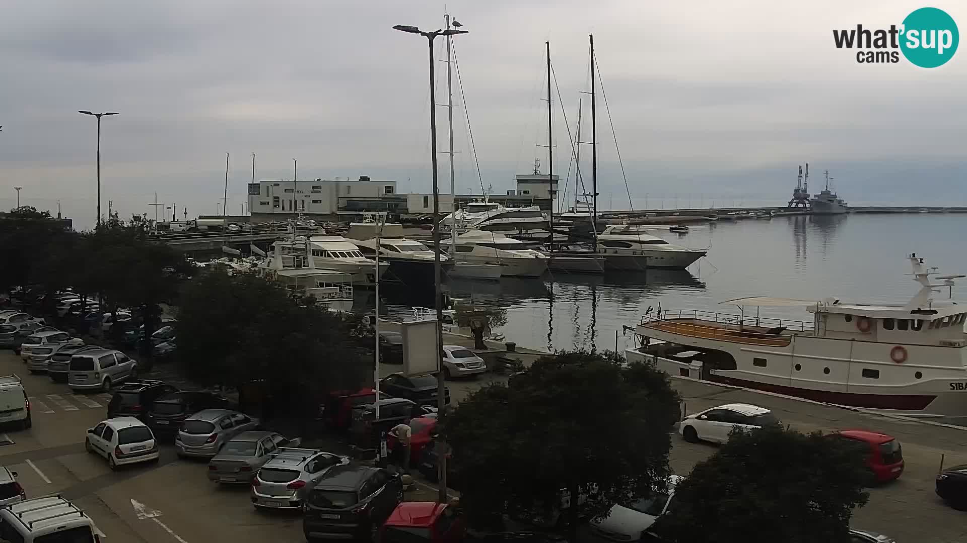 The Riva and Marina in Rijeka  – Live Webcam Croatia