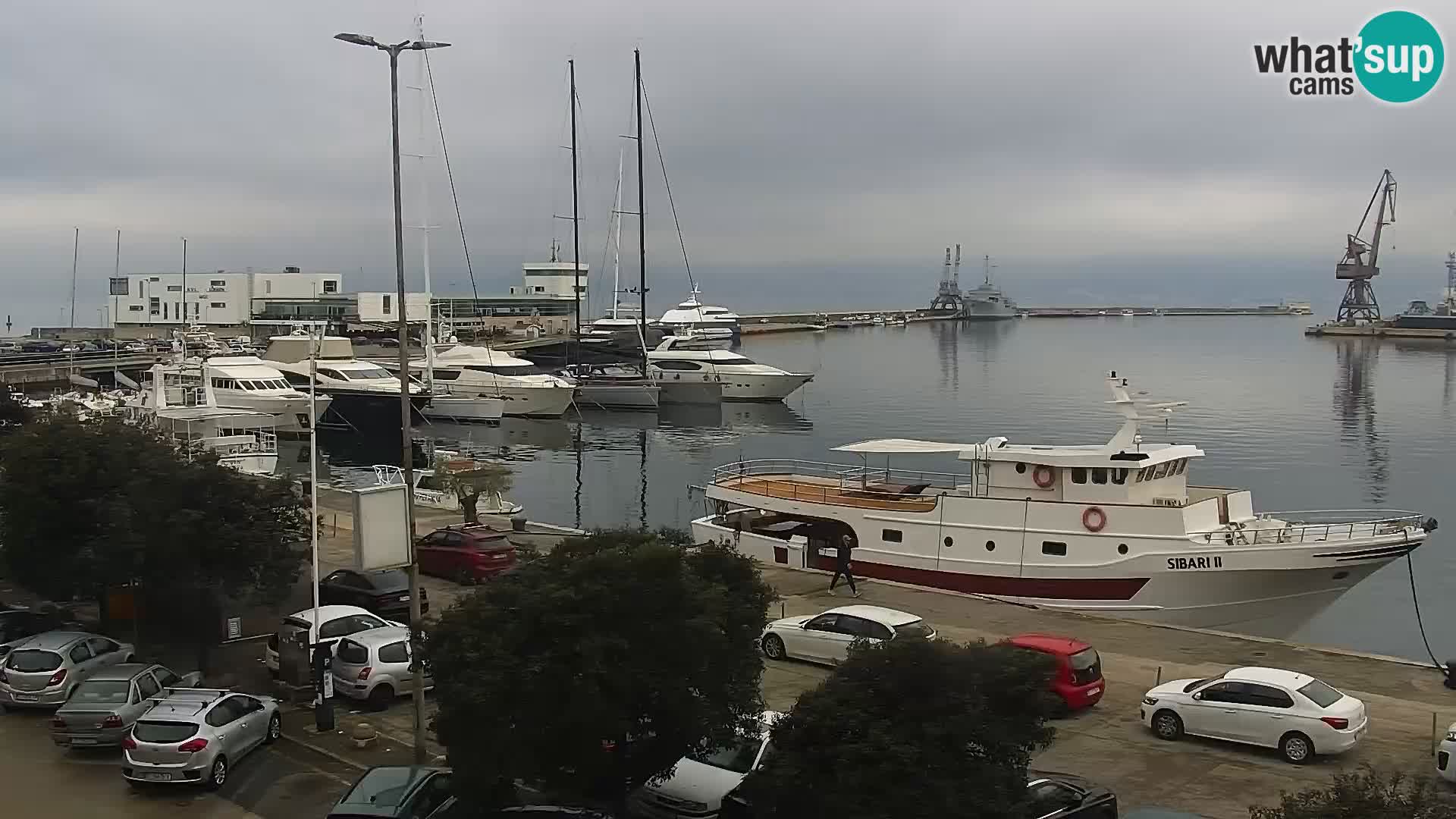 Die Riva und Marina in Rijeka – Live Webcam Kroatien