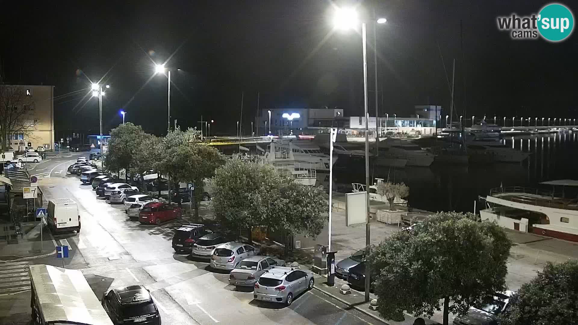 Die Riva und Marina in Rijeka – Live Webcam Kroatien