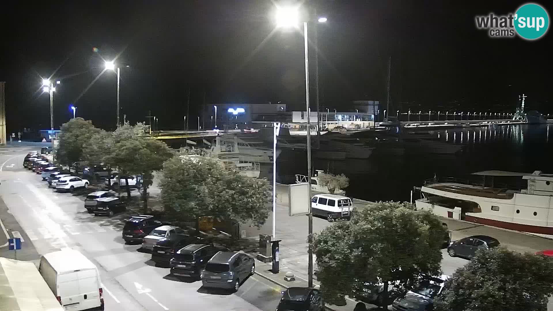 La Riva et Marina à Rijeka – Live Webcam Croatie