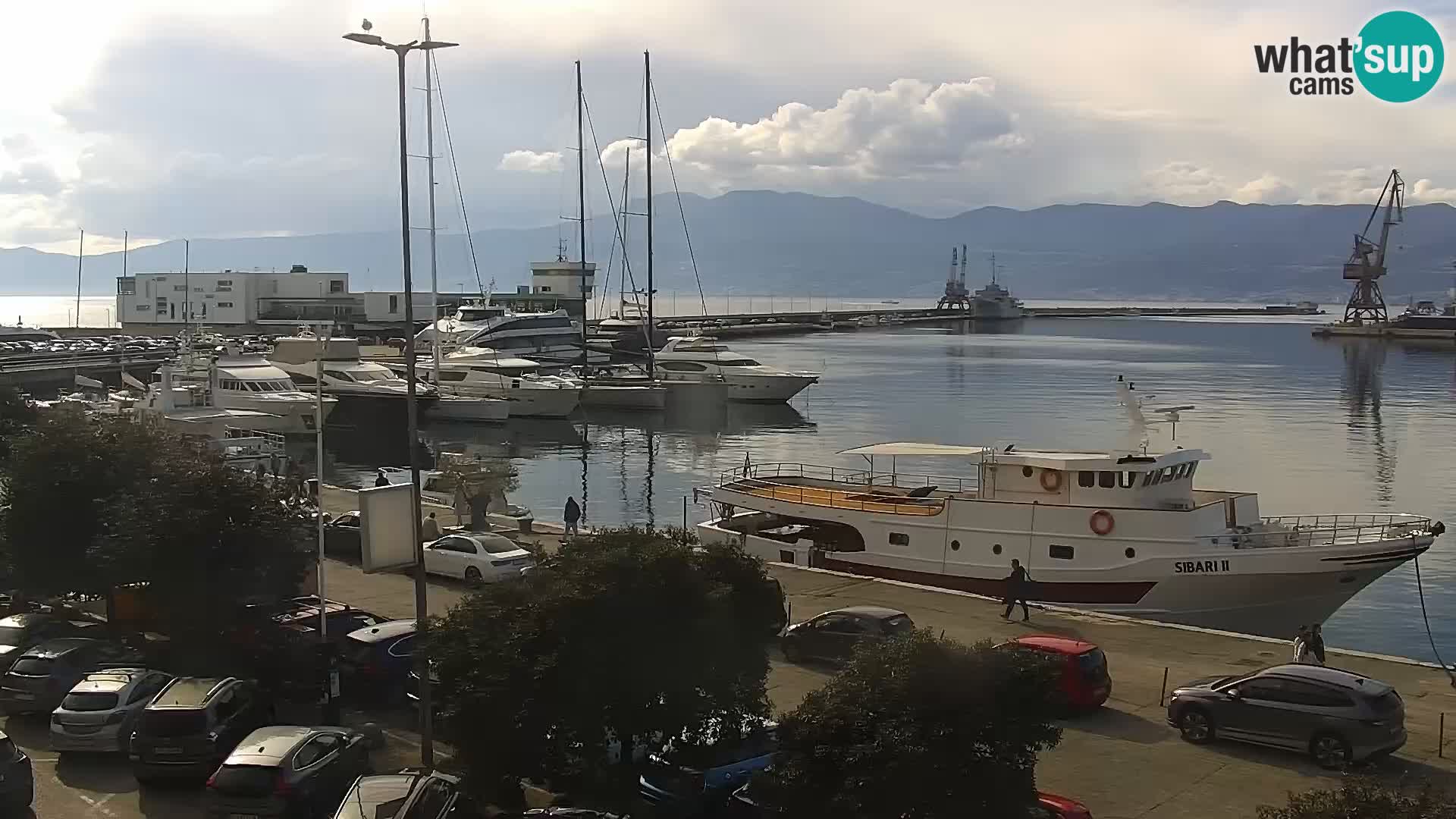 Riva i Marina u Rijeci – Web kamera uživo u Hrvatskoj