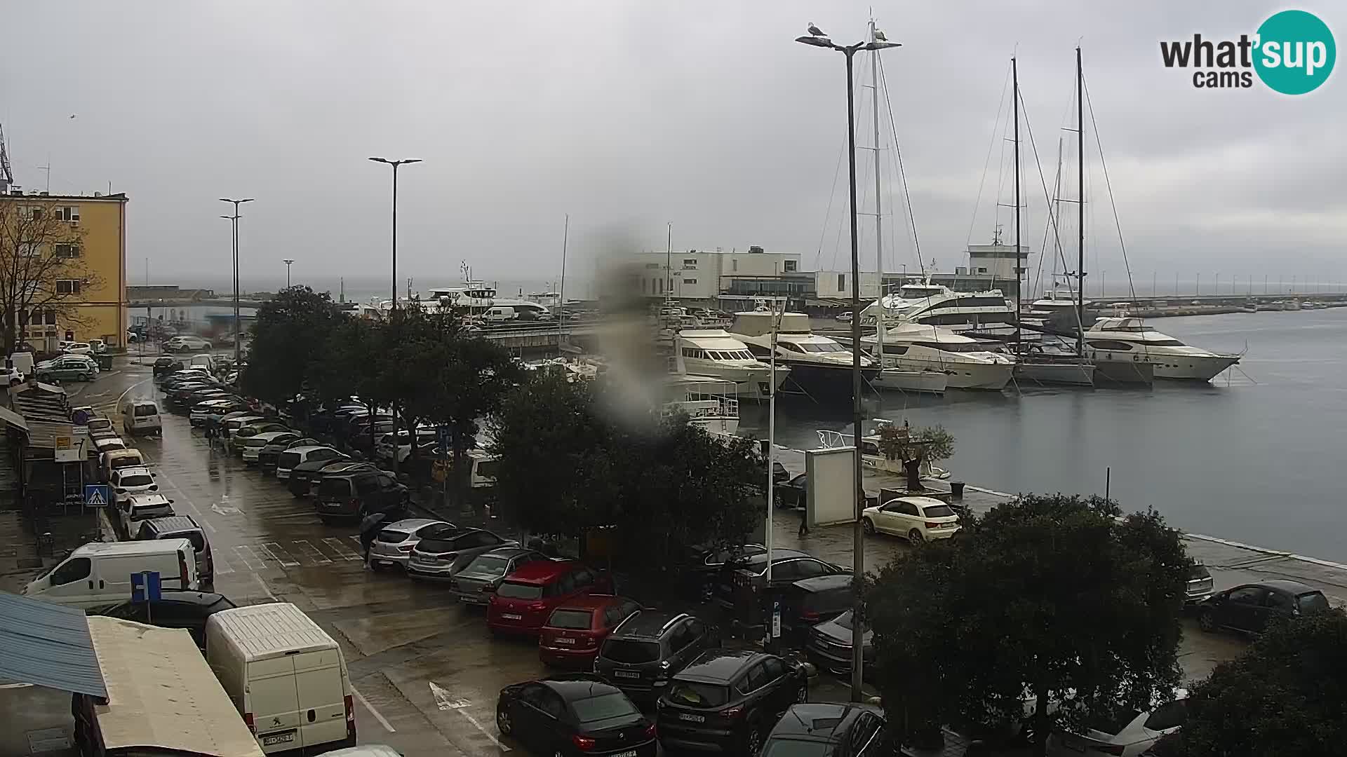 La Riva et Marina à Rijeka – Live Webcam Croatie