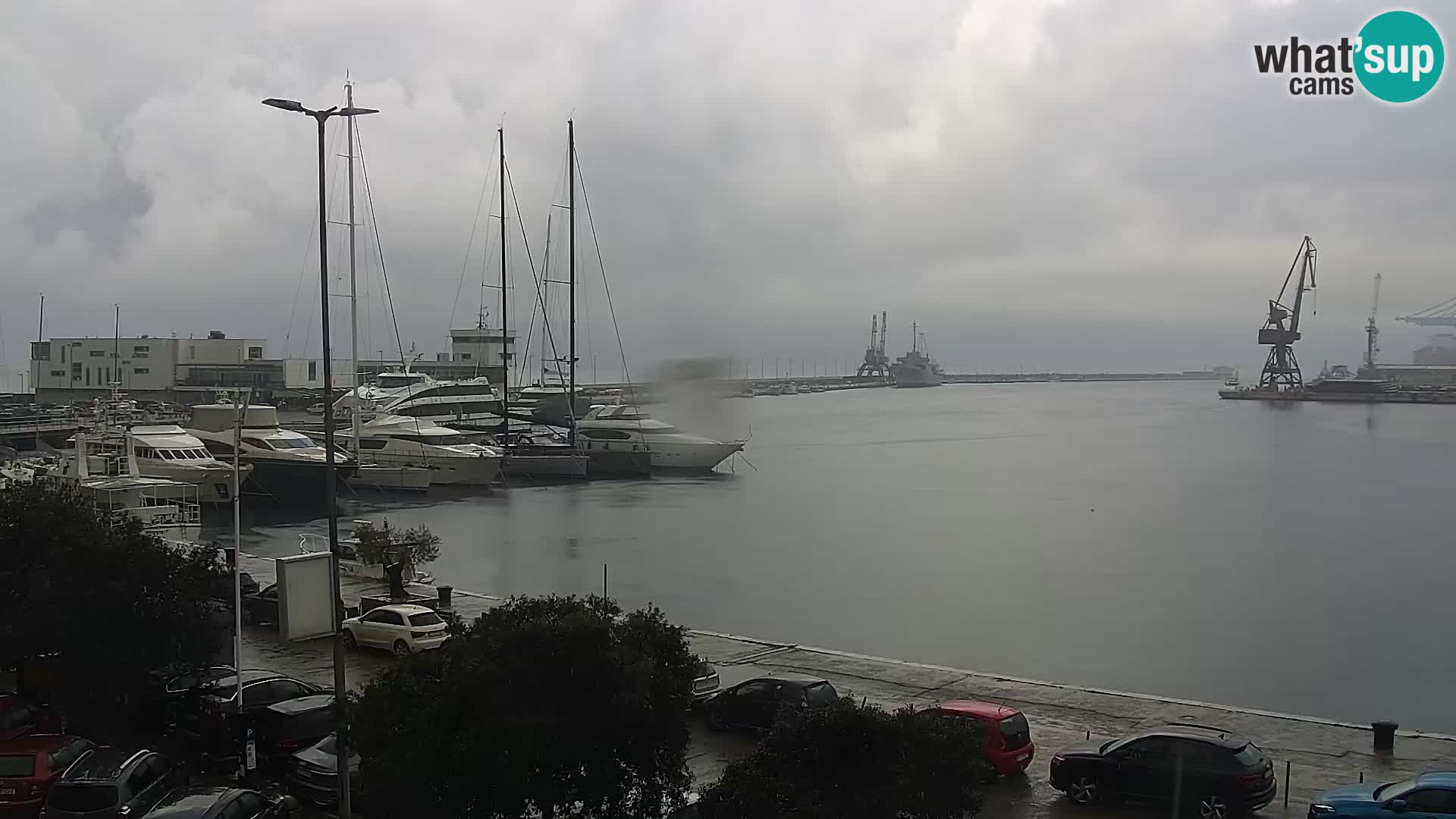 La Riva et Marina à Rijeka – Live Webcam Croatie