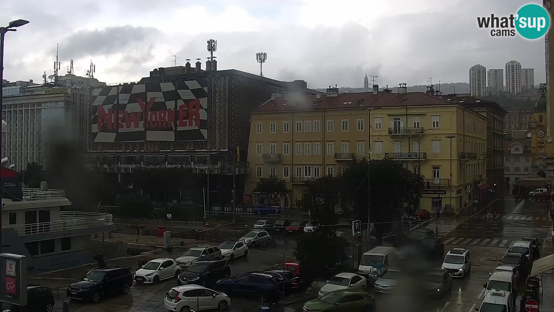 La Riva e la Marina a Rijeka (Fiume) – Live Webcam Croazia