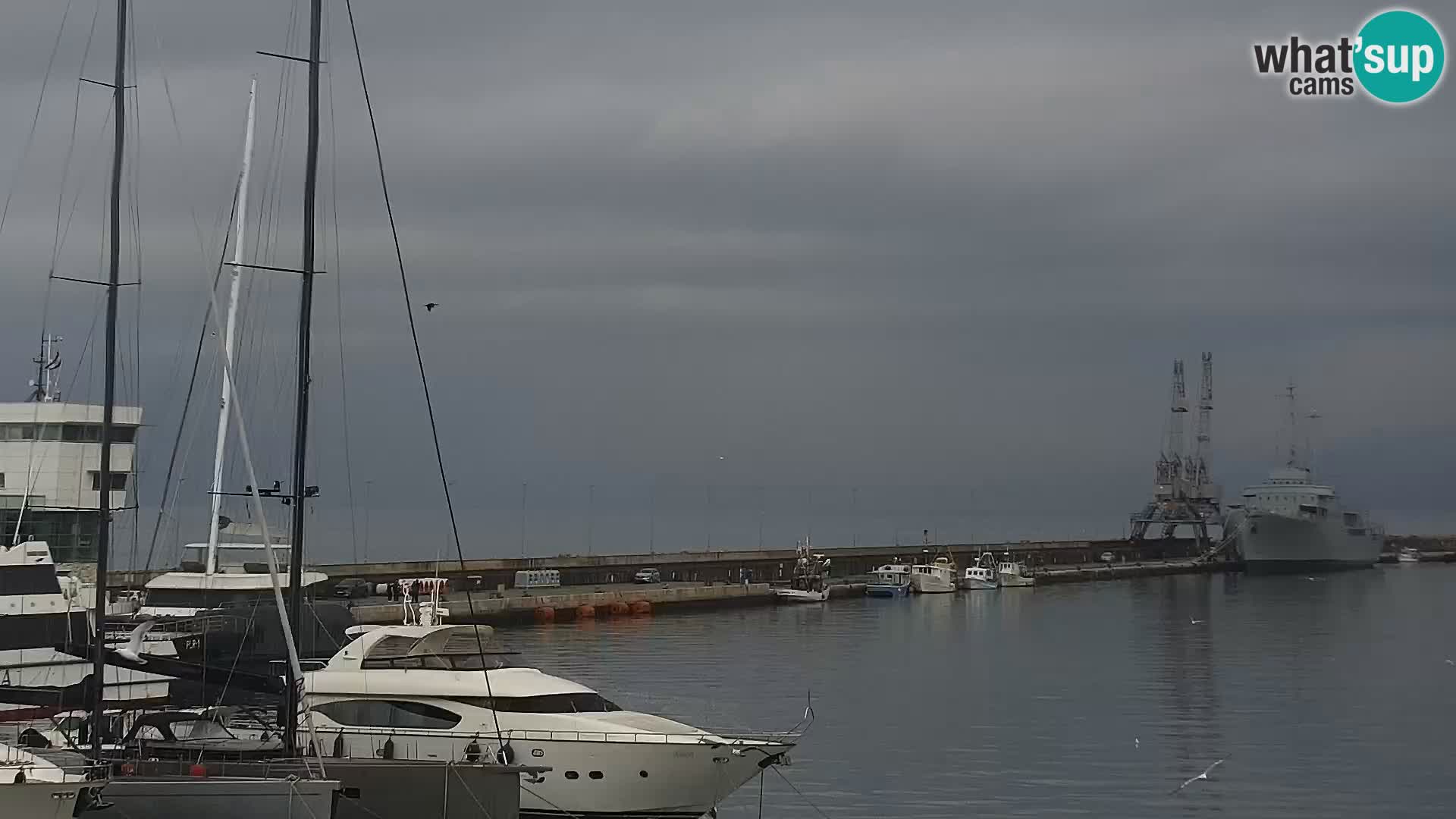 La Riva e la Marina a Rijeka (Fiume) – Live Webcam Croazia